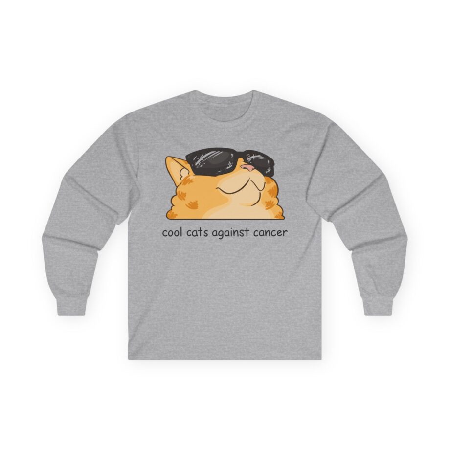 Lilsimsie cool cats against cancer Unisex Ultra Cotton Long Sleeve Tee