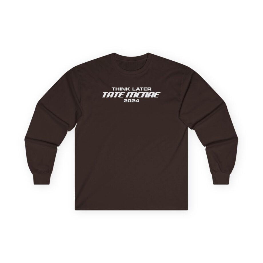 Tate Mcrae Think Later Unisex Ultra Cotton Long Sleeve Tee