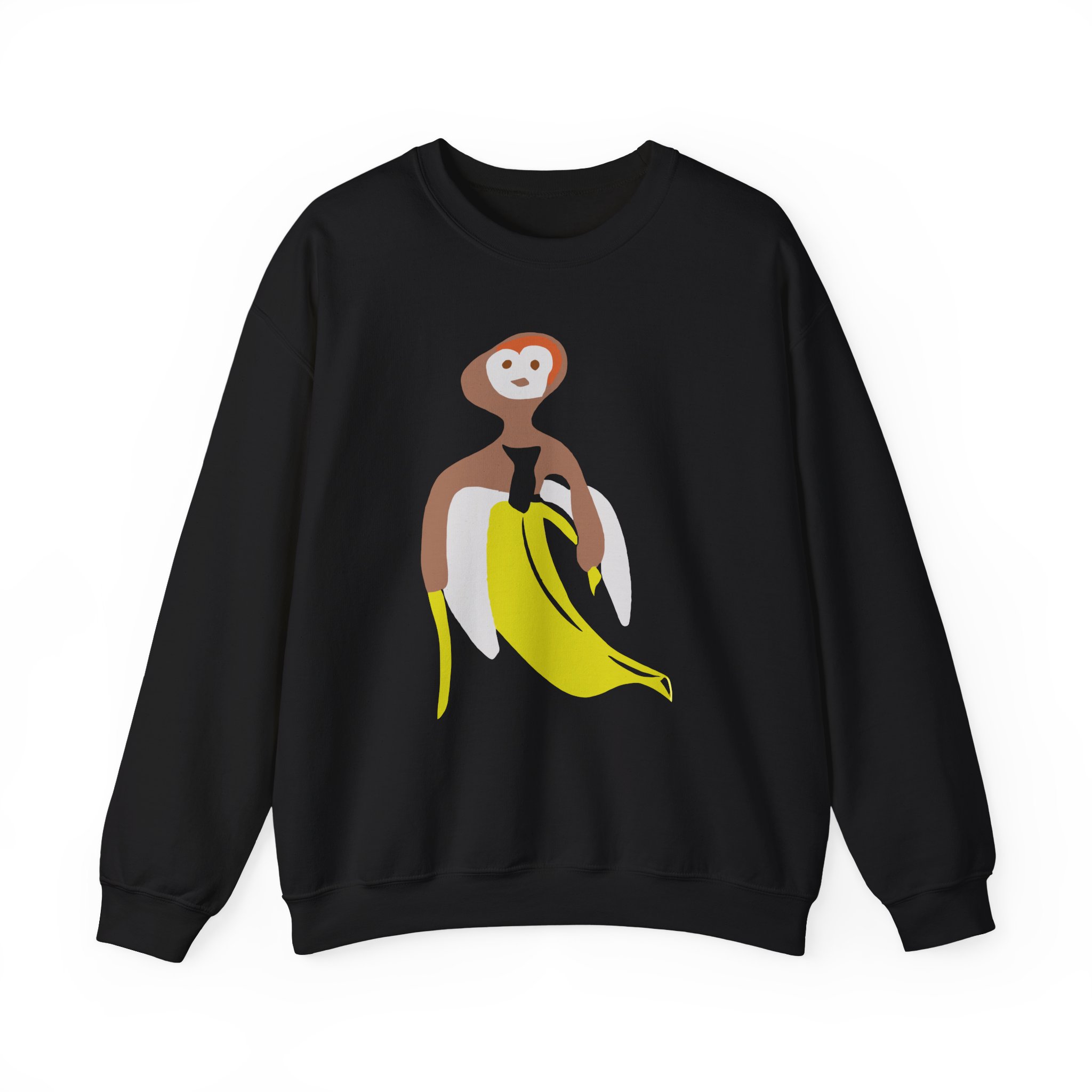 Spoonkid Inspired Banana Unisex Heavy Blendâ„¢ Crewneck Sweatshirt