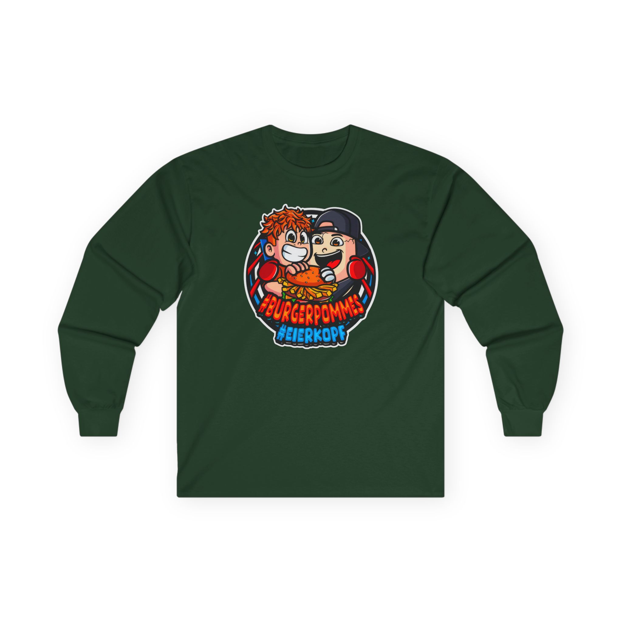 Burger Pommes eierkopf Unisex Ultra Cotton Long Sleeve Tee