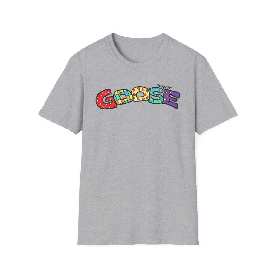 Goose x Staycool   Rainbow Unisex Softstyle T-Shirt