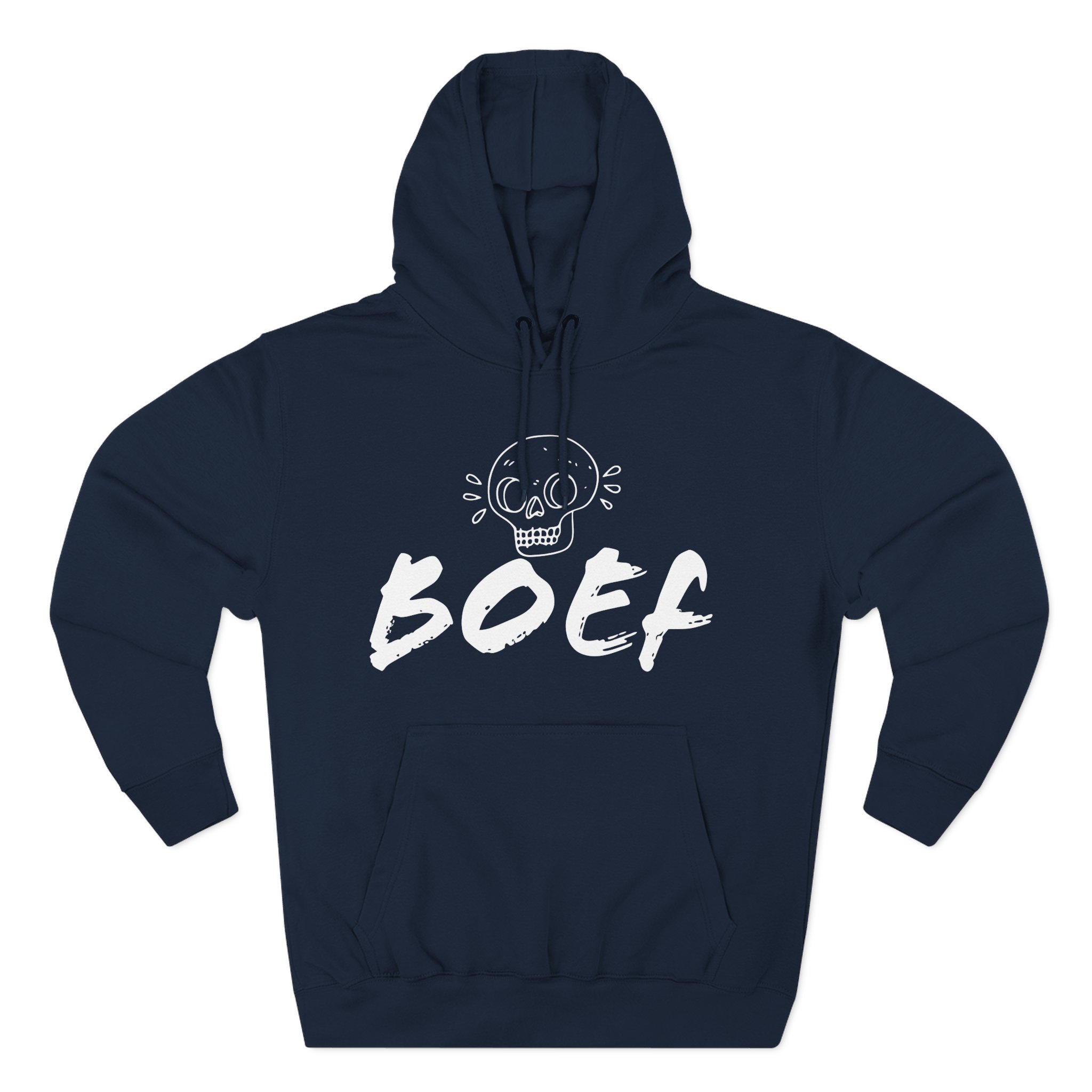 Boef Three-Panel Fleece Hoodie