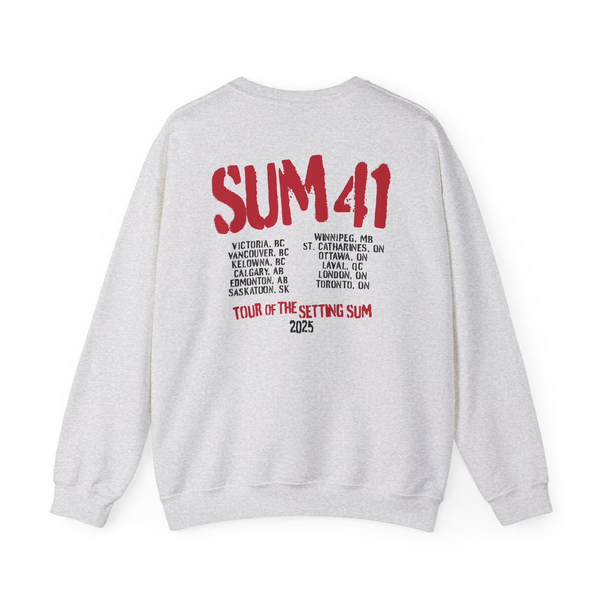 Sum 41 the Final Tour Unisex Heavy Blendâ„¢ Crewneck Sweatshirt