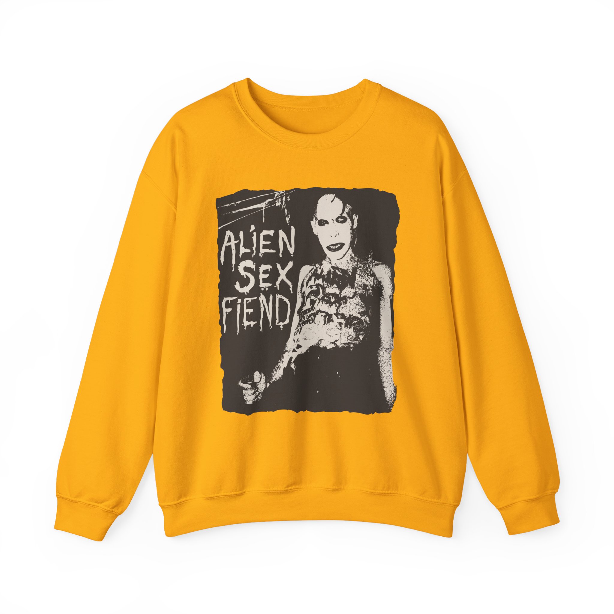 Alien Sex Fiend Nik Fiend Unisex Heavy Blendâ„¢ Crewneck Sweatshirt