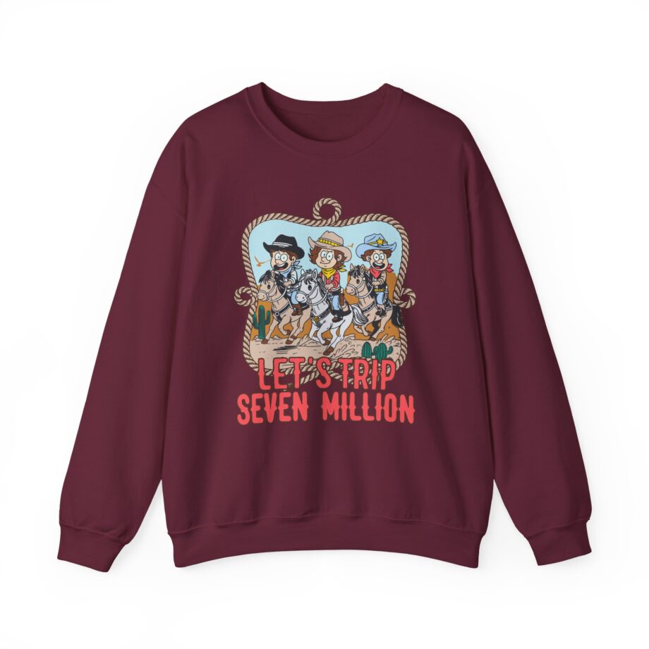 Sturniolo  Let's Trip Cowboy Unisex Heavy Blend™ Crewneck Sweatshirt