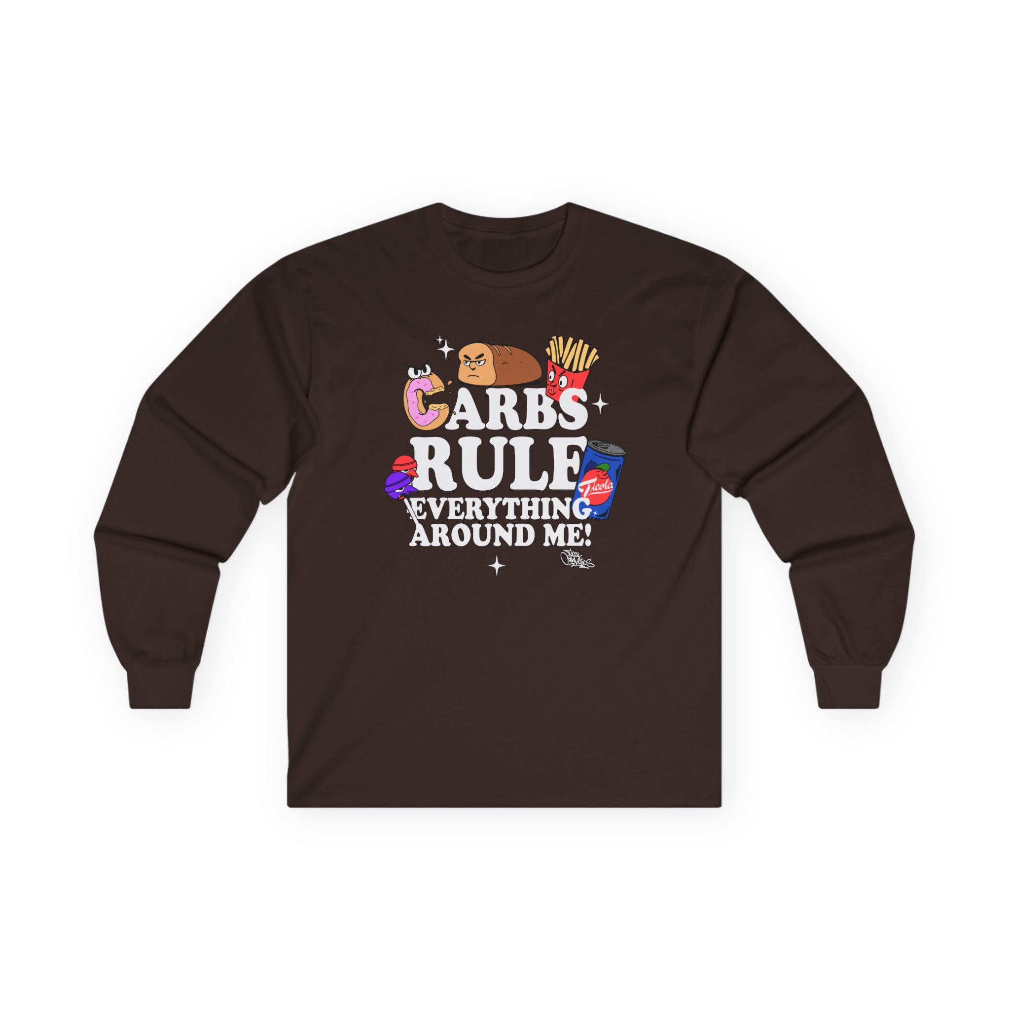 Method Man Carbs Rule Everything Around Me Unisex Ultra Cotton Long Sleeve Tee