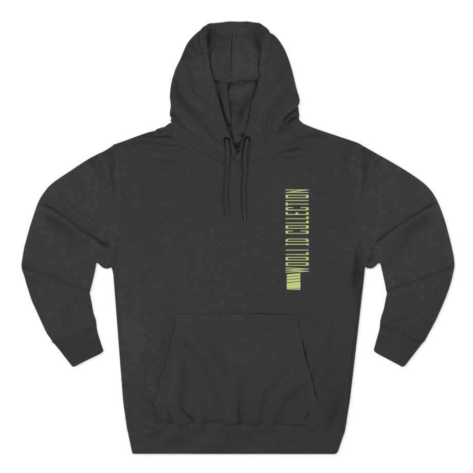 Wooli Logo Three-Panel Fleece Hoodie