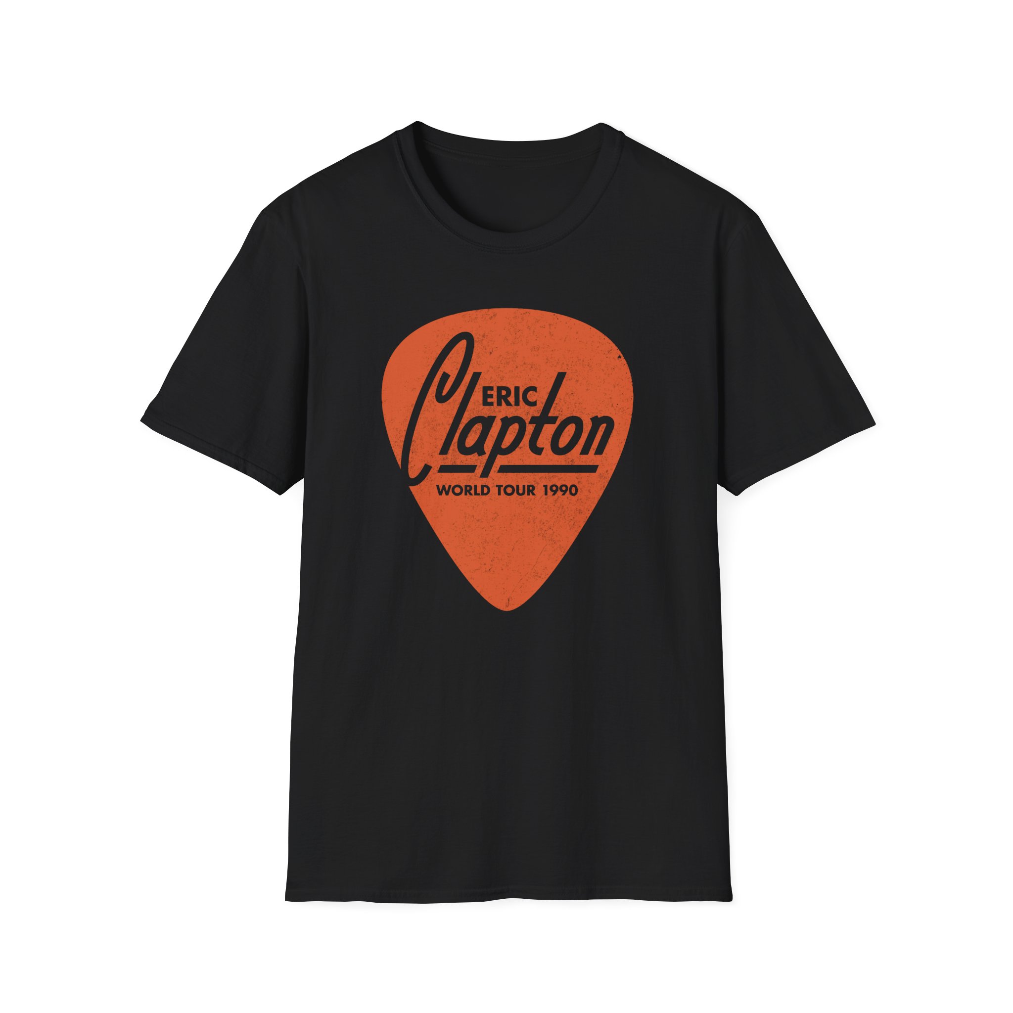 Eric Clapton Guitar Pick Unisex Softstyle T-Shirt