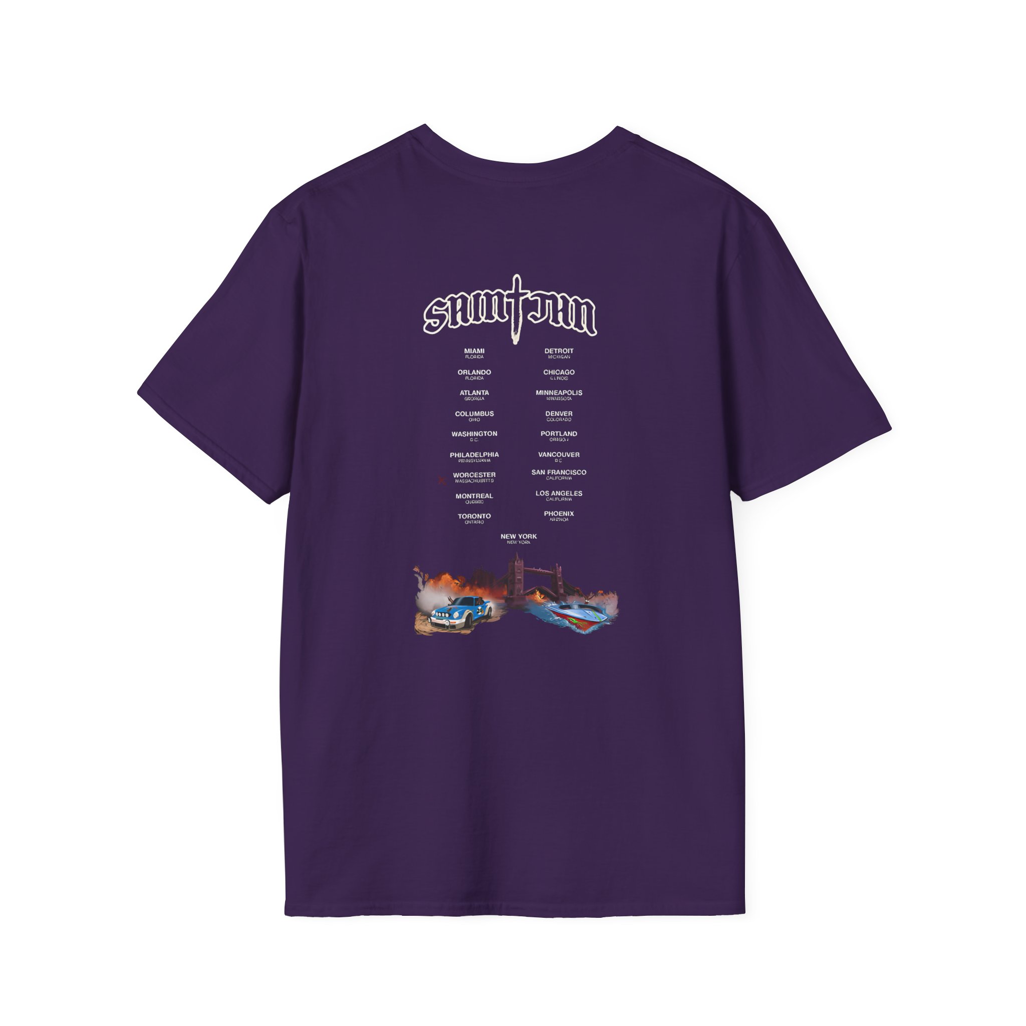 Saint JhnIgnorant Forever World Tour Unisex Softstyle T-Shirt