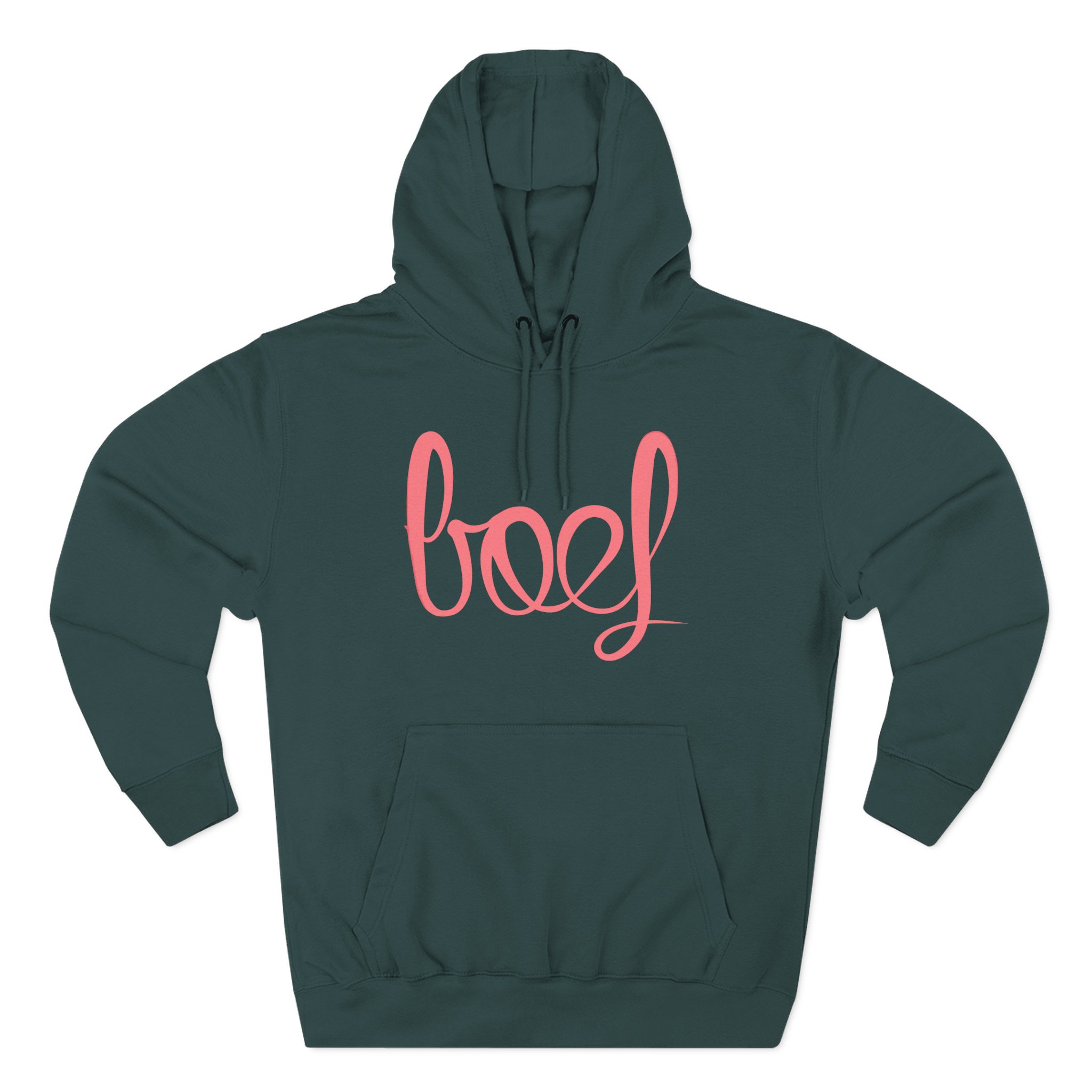 Boef Three-Panel Fleece Hoodie