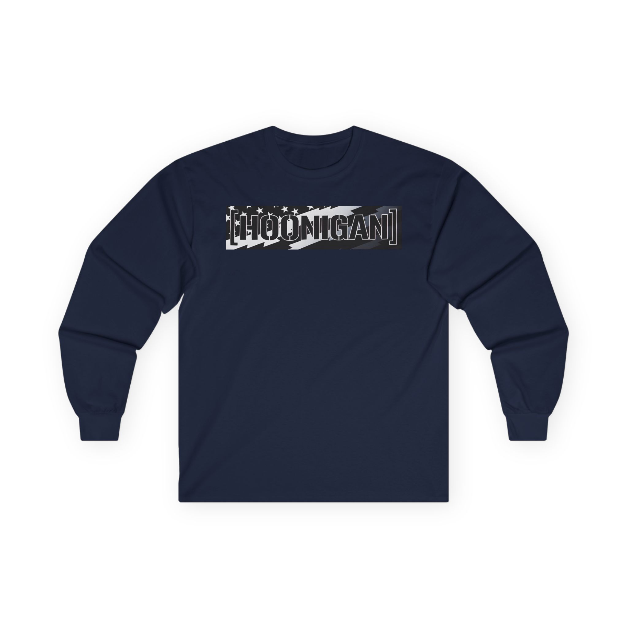 Ken Block Hoonigan Stars & Stripes Censor Bar Unisex Ultra Cotton Long Sleeve Tee