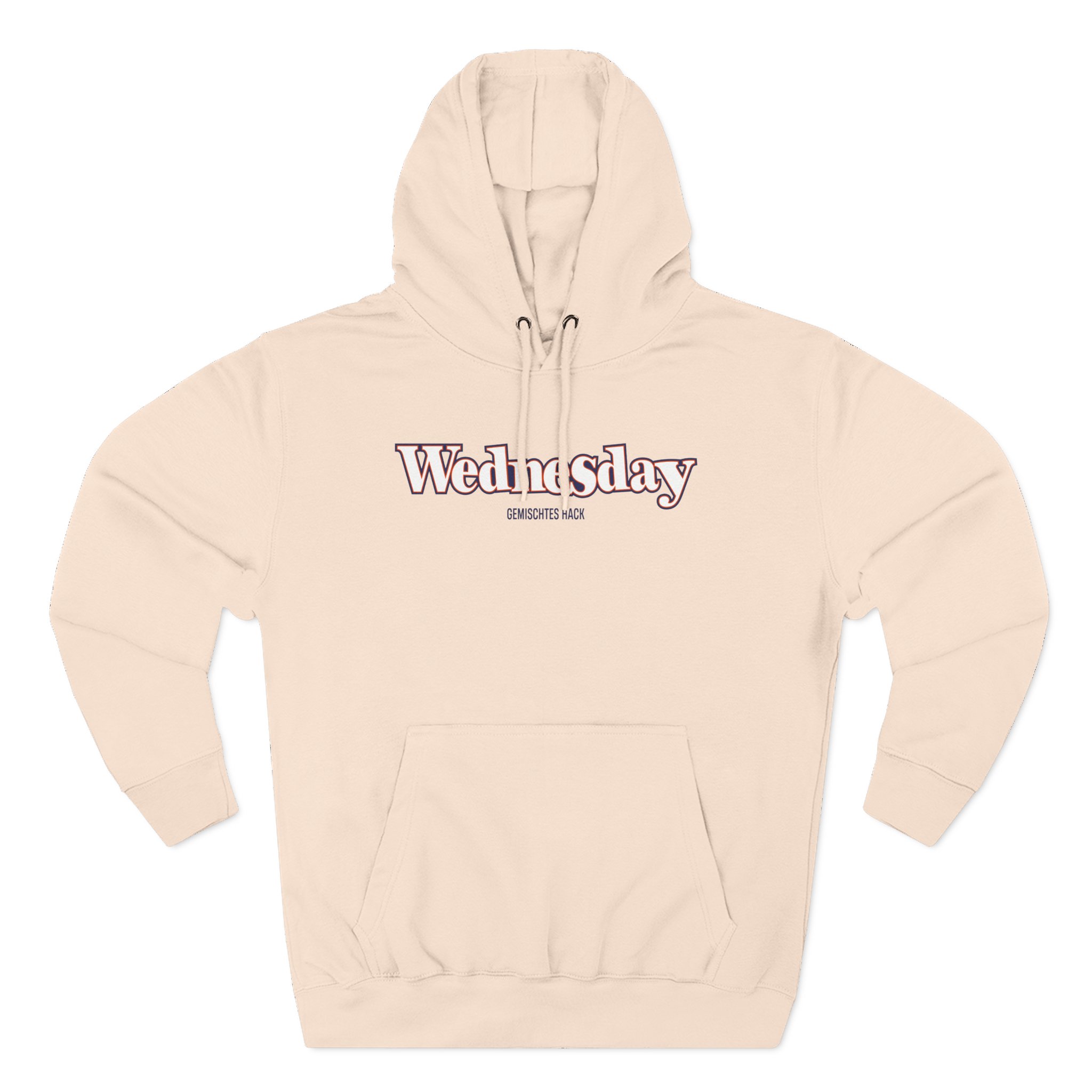 Gemischtes Hack Wednesday Three-Panel Fleece Hoodie