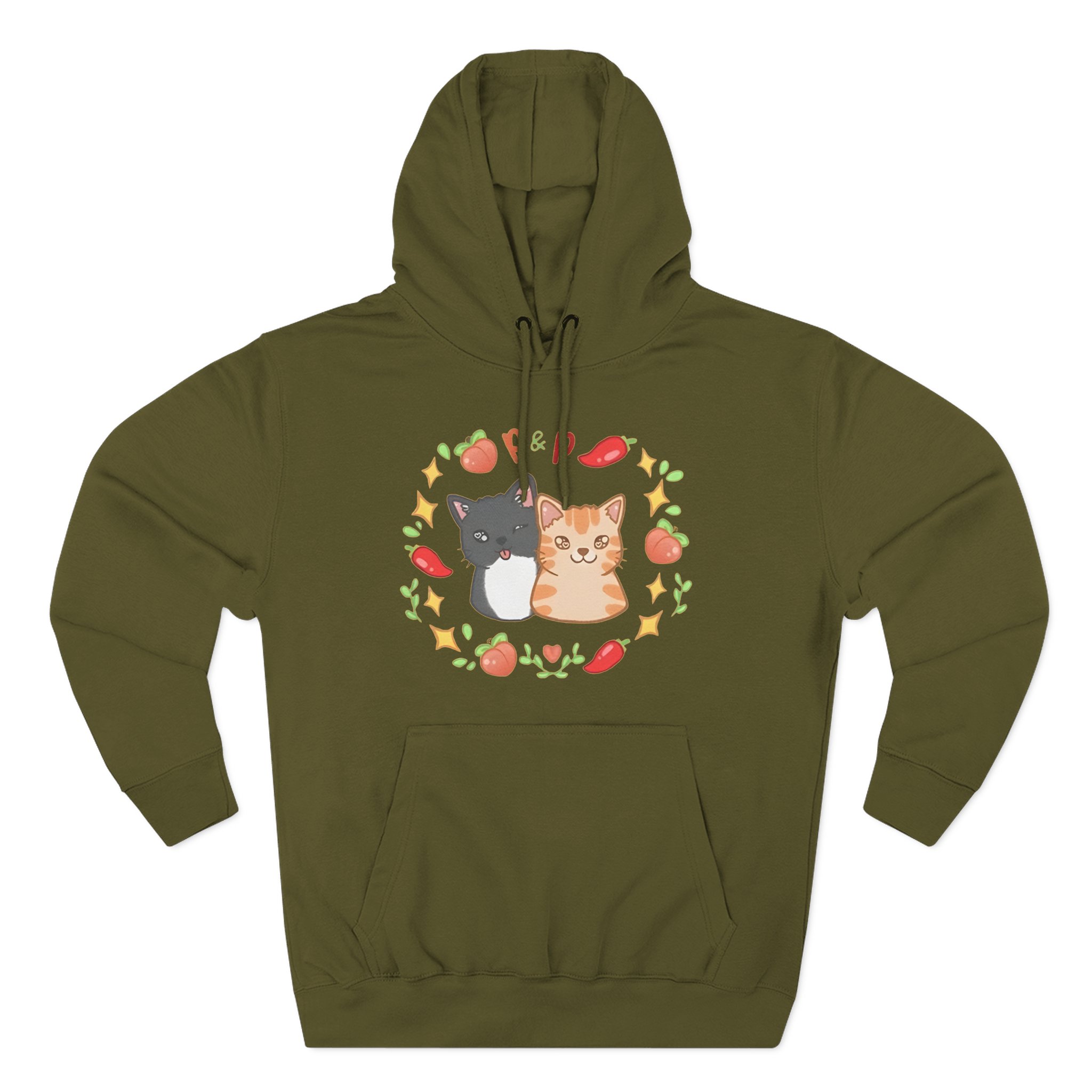 Erobb221 Three-Panel Fleece Hoodie