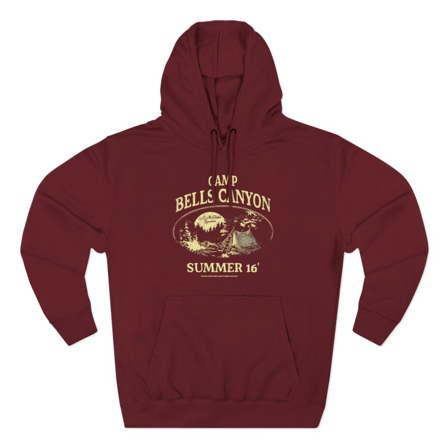 Mrballen Bells Canyon Distressed Three-Panel Fleece Hoodie