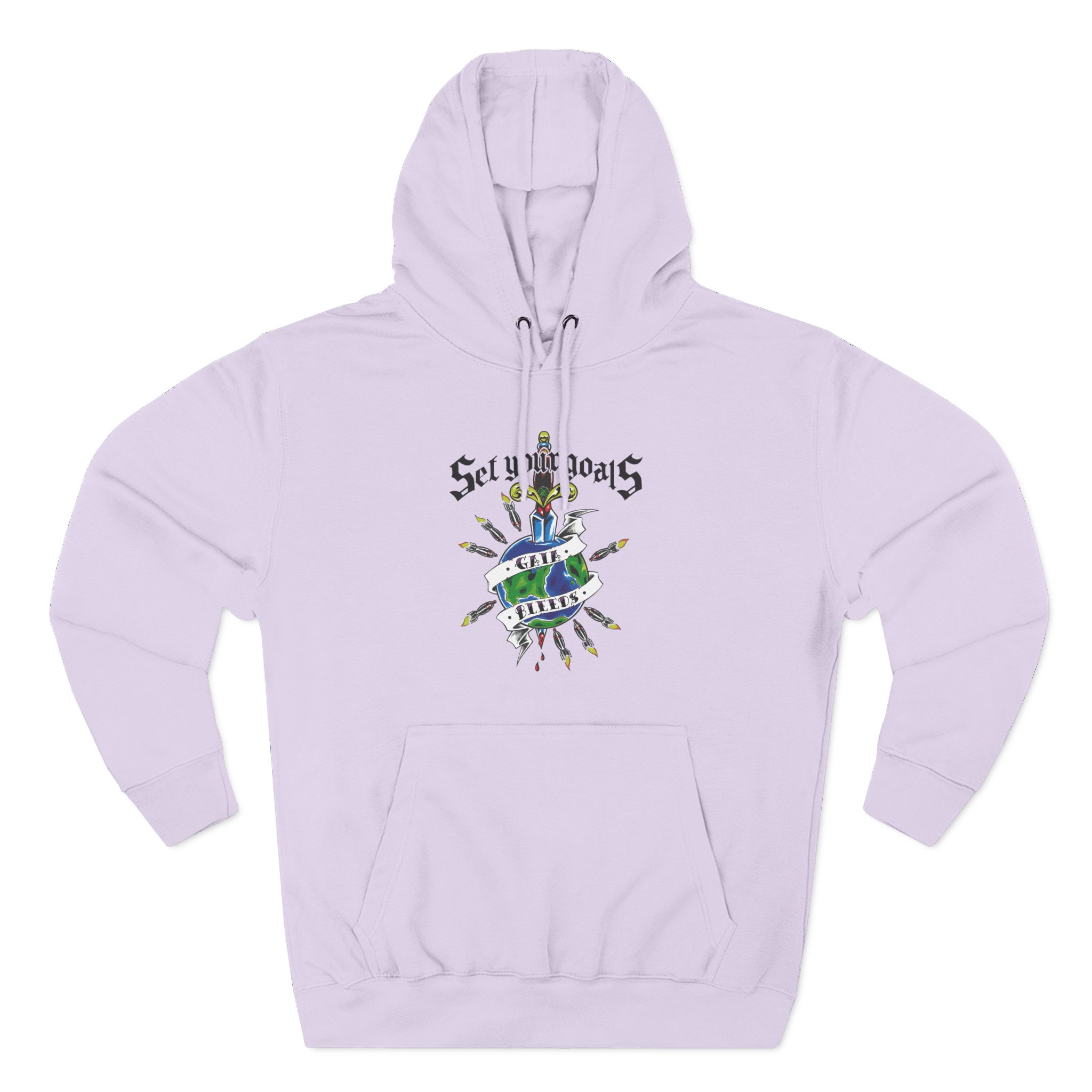 Set Your Goals Gaia Bleeds Three-Panel Fleece Hoodie