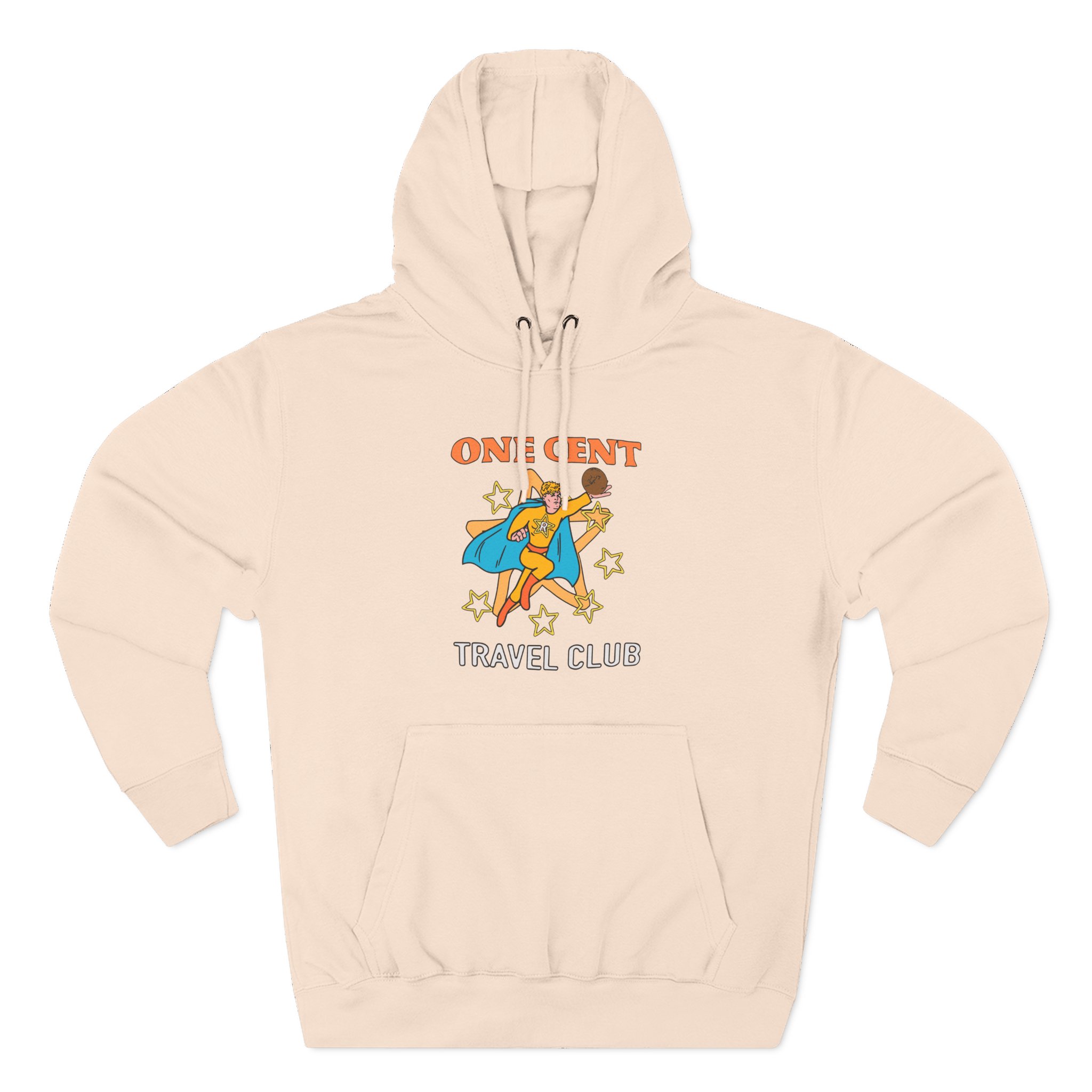Ryan Trahan One Cent Adventure Awaits Travel Club Three-Panel Fleece Hoodie