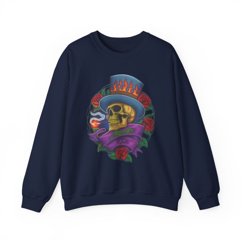Poison Skull Unisex Heavy Blend™ Crewneck Sweatshirt