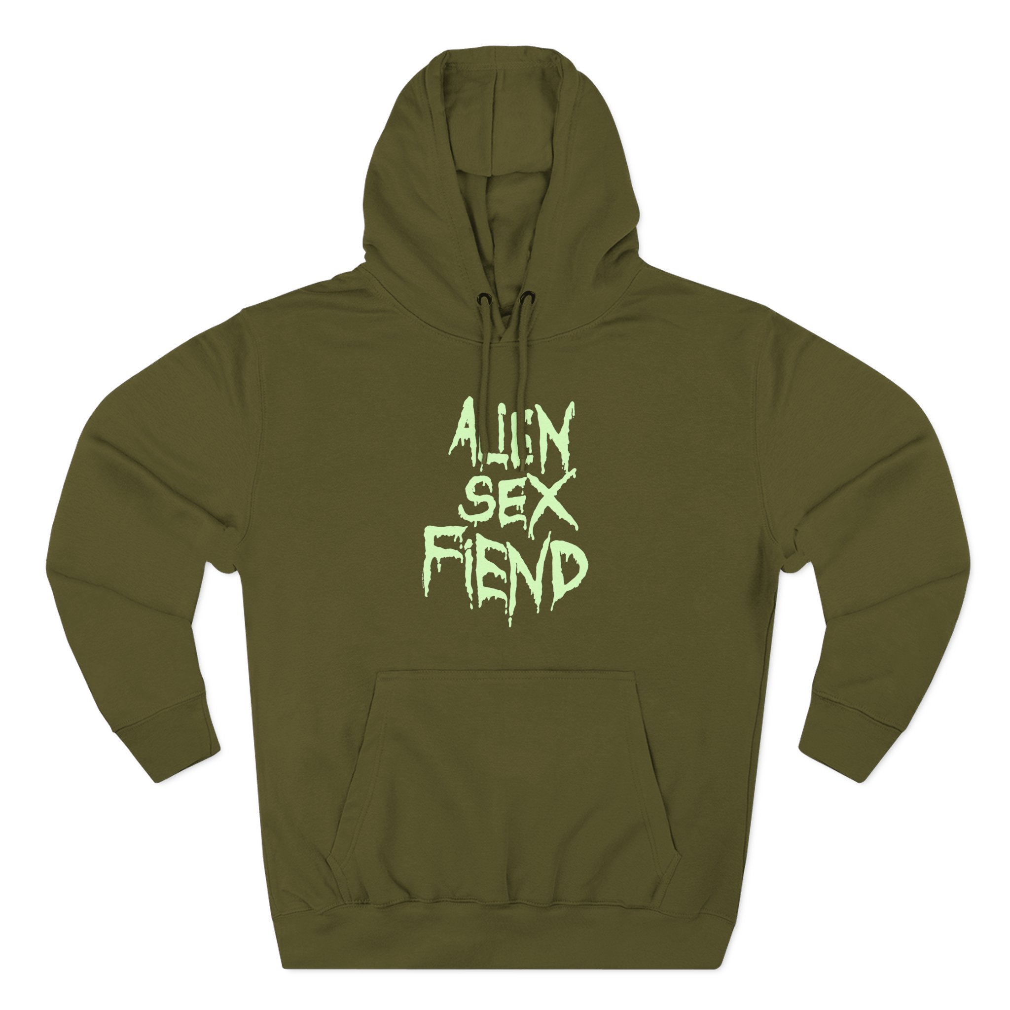 Alien Sex Fiend Glow in the Dark Three-Panel Fleece Hoodie