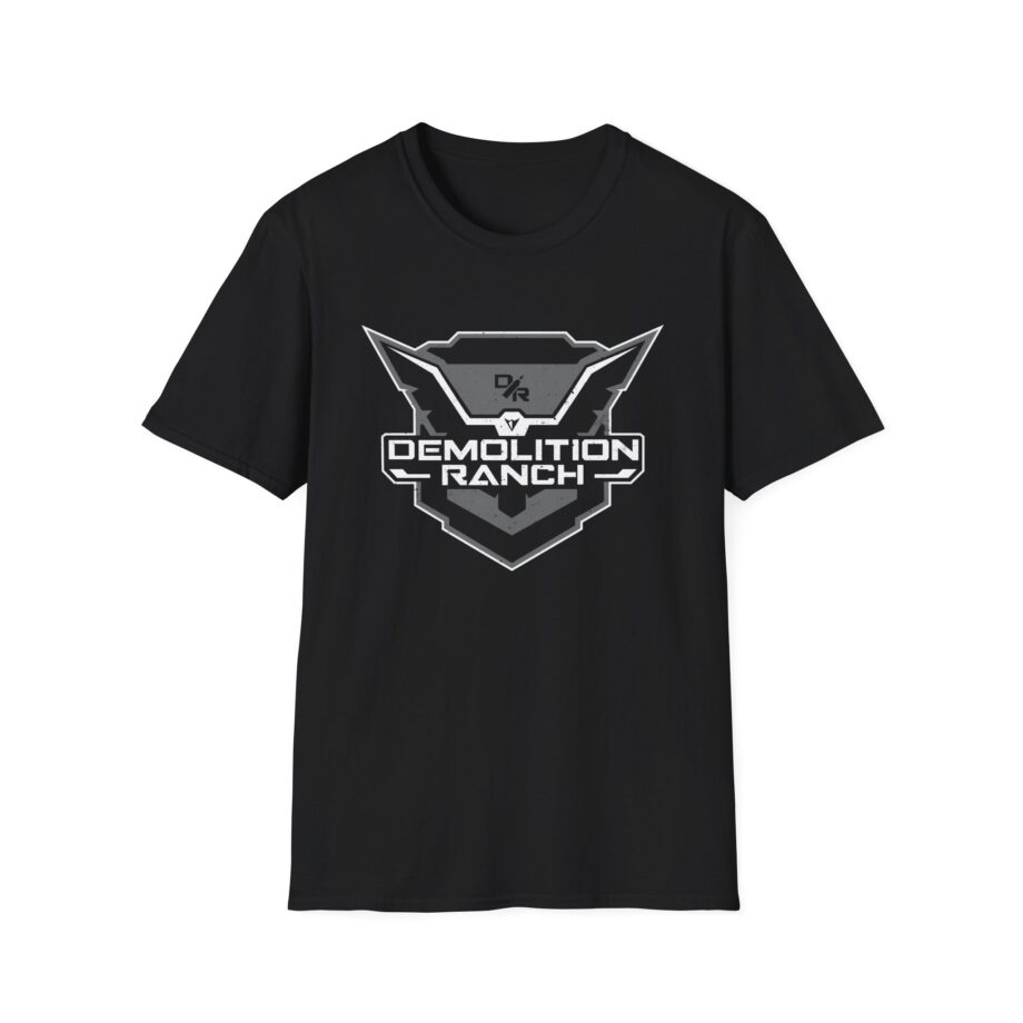 Demolition Ranch Monochrome Shield Unisex Softstyle T-Shirt