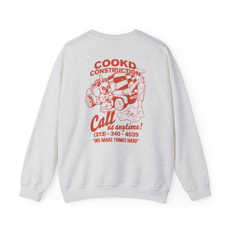 Cookd Construction Koala Unisex Heavy Blend™ Crewneck Sweatshirt