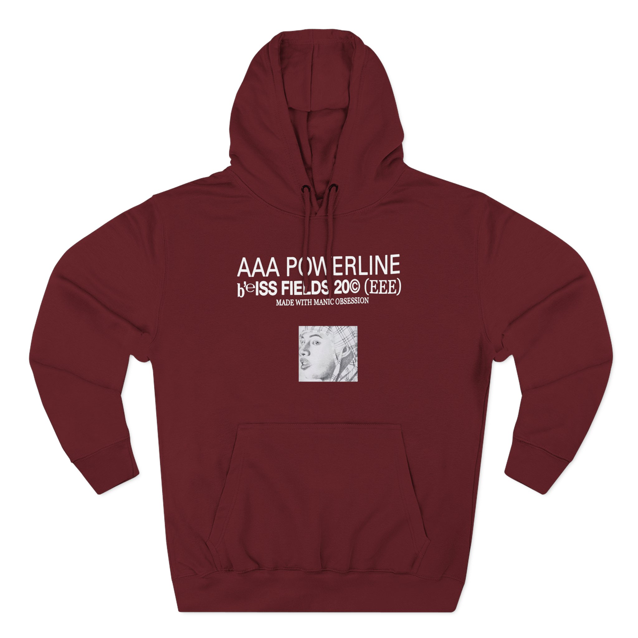 Ecco2k Bliss Fields Three-Panel Fleece Hoodie
