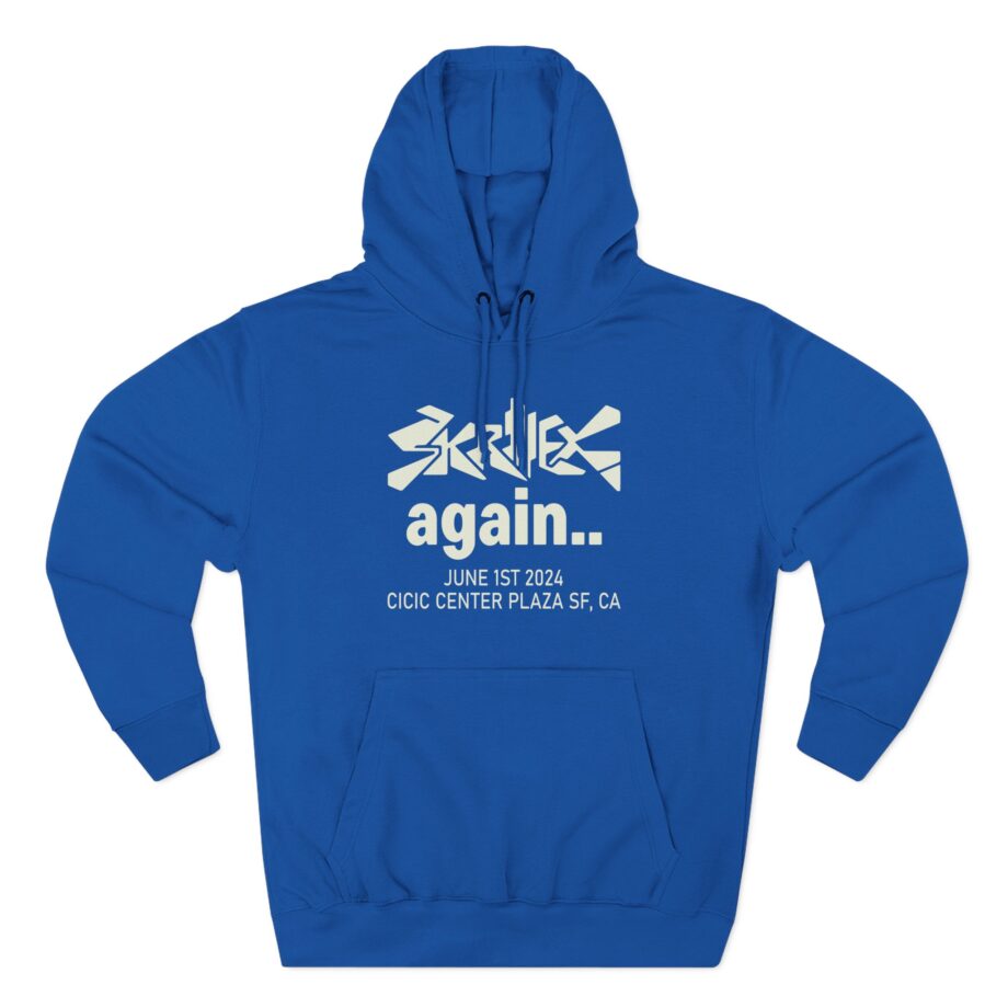 Skrillex Fred Again Civic Center Three-Panel Fleece Hoodie