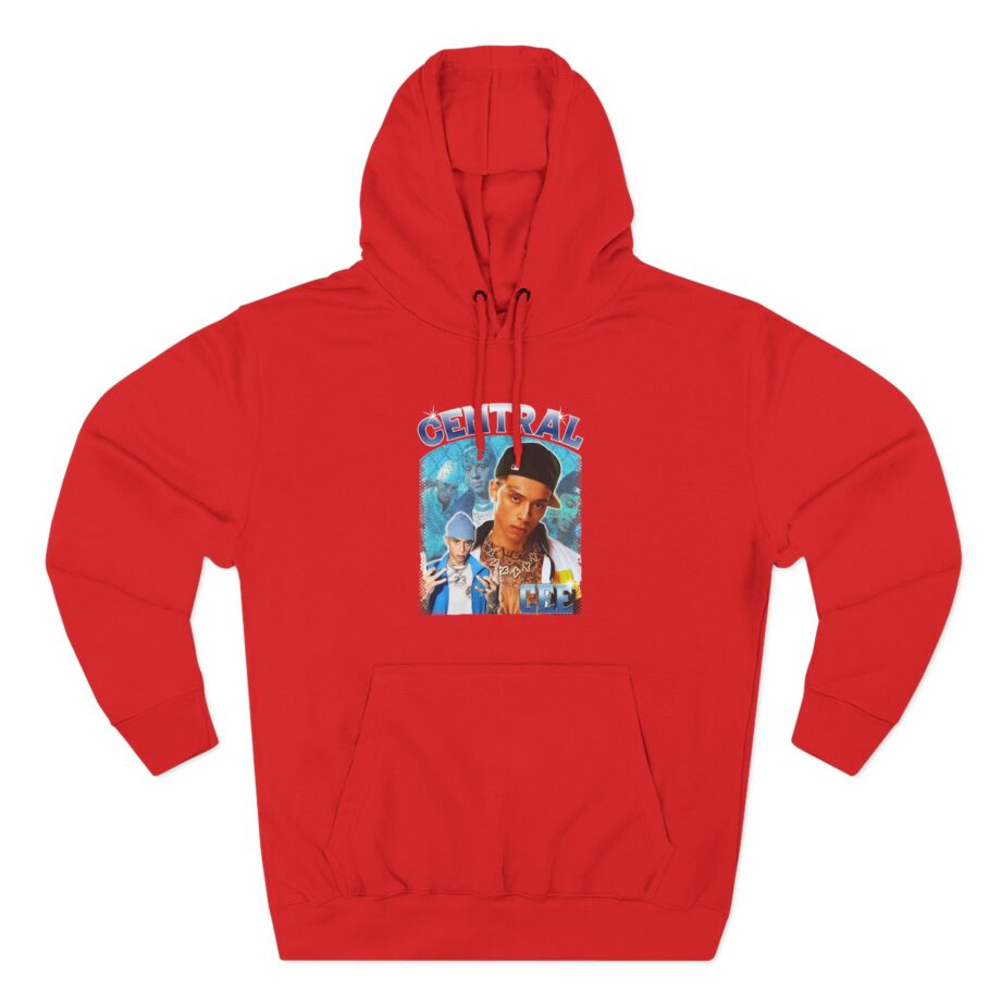 Central Cee Bootleg Rap Music Fan Graphic Three-Panel Fleece Hoodie
