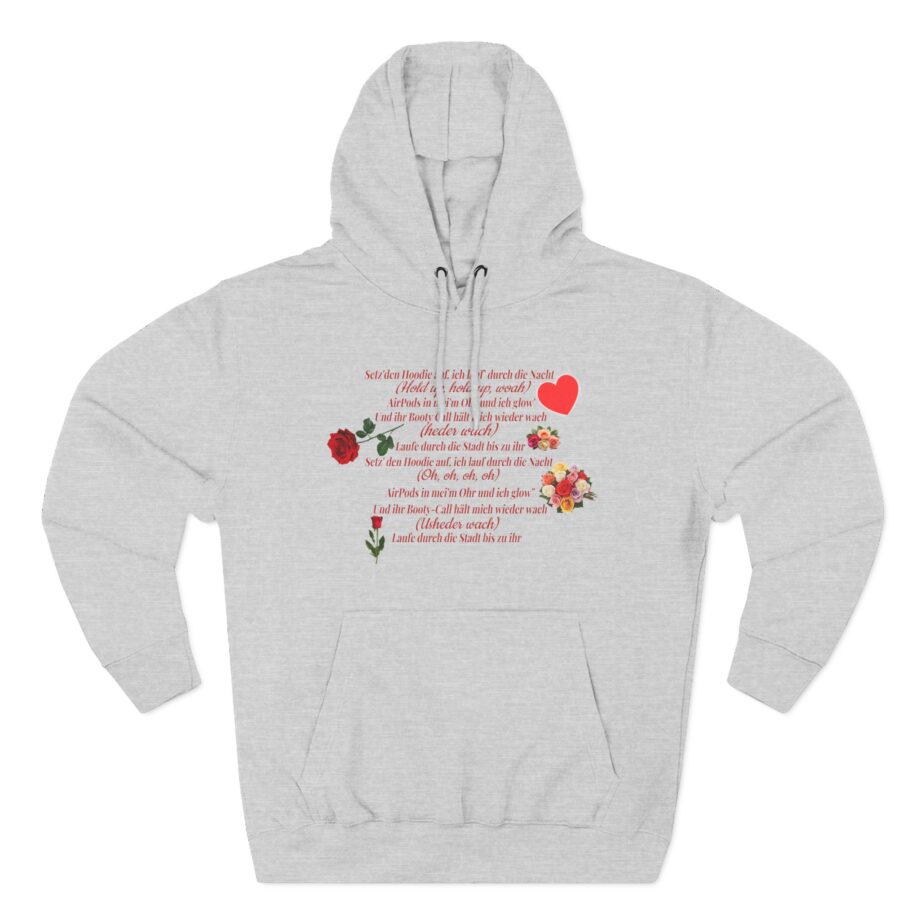 Papaplatte BIS ZU IHR Three-Panel Fleece Hoodie