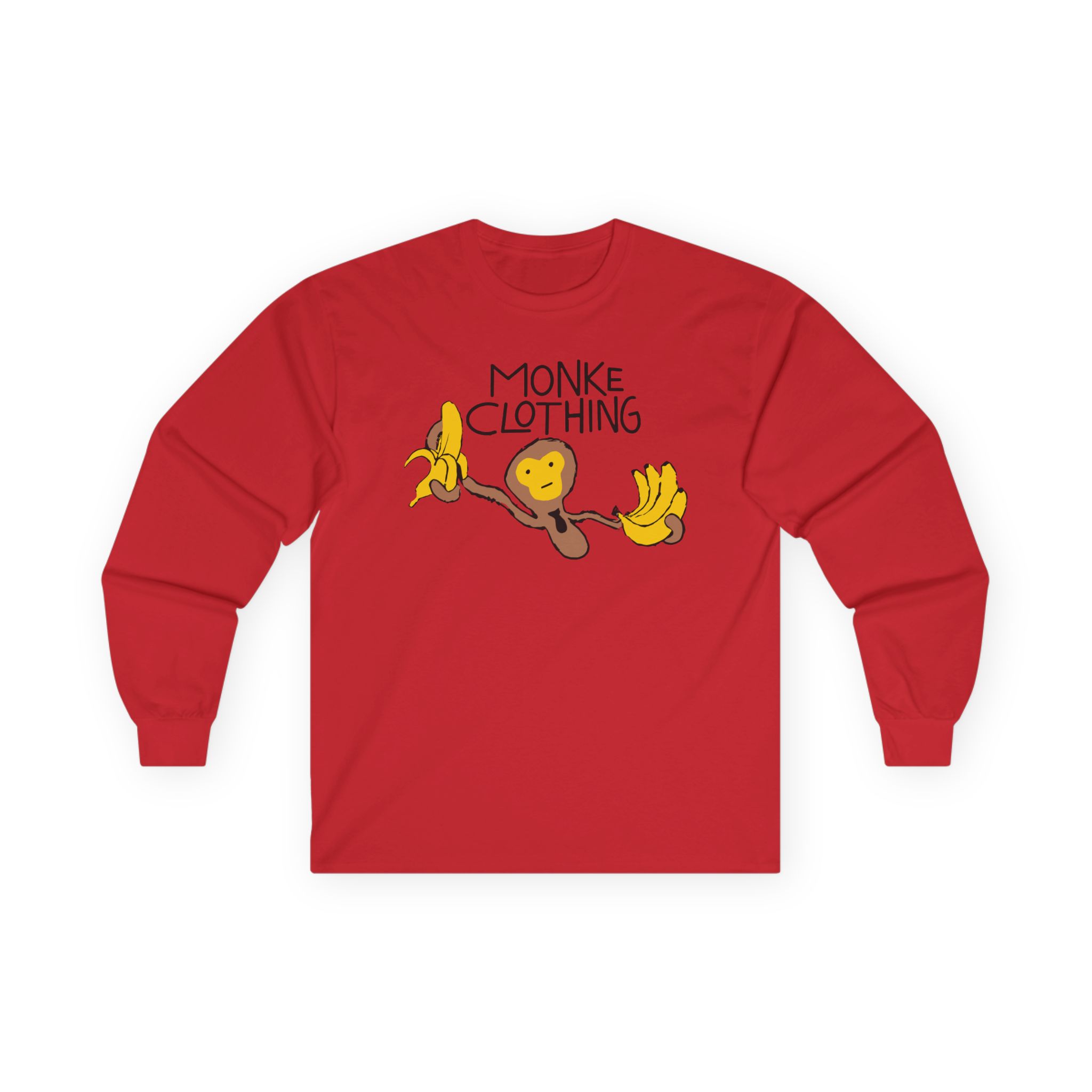 Spoonkid Basquiat Monke Unisex Ultra Cotton Long Sleeve Tee