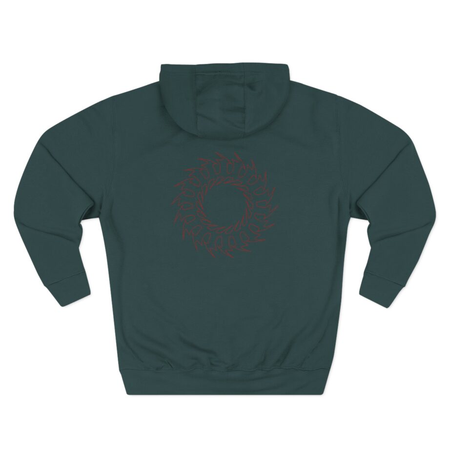 Absent in Body Plague God Three-Panel Fleece Hoodie