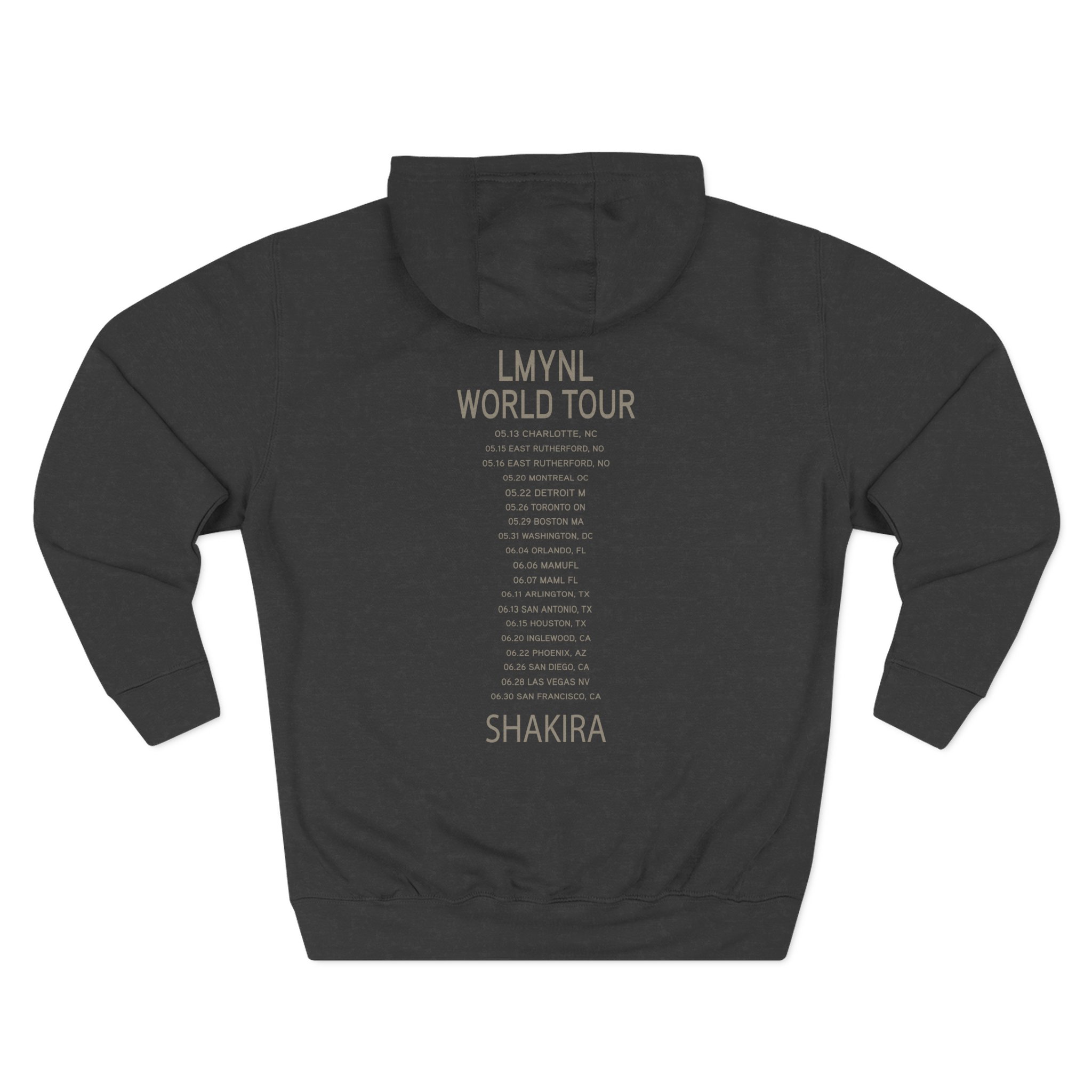 Shakira Dollar Bill Three-Panel Fleece Hoodie
