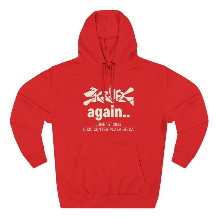 Skrillex Fred Again Civic Center Three-Panel Fleece Hoodie