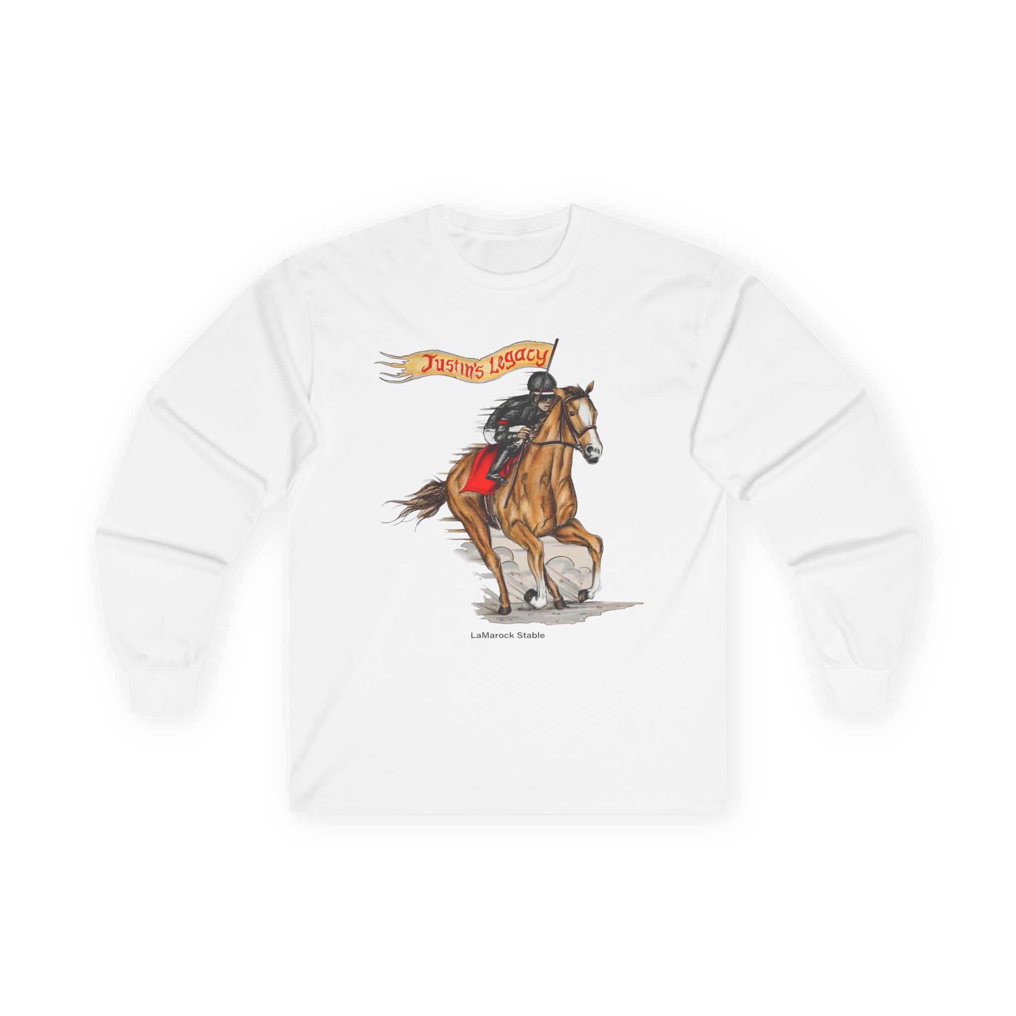 Arcangel Justin's Legacy Lamarock Stable Unisex Ultra Cotton Long Sleeve Tee