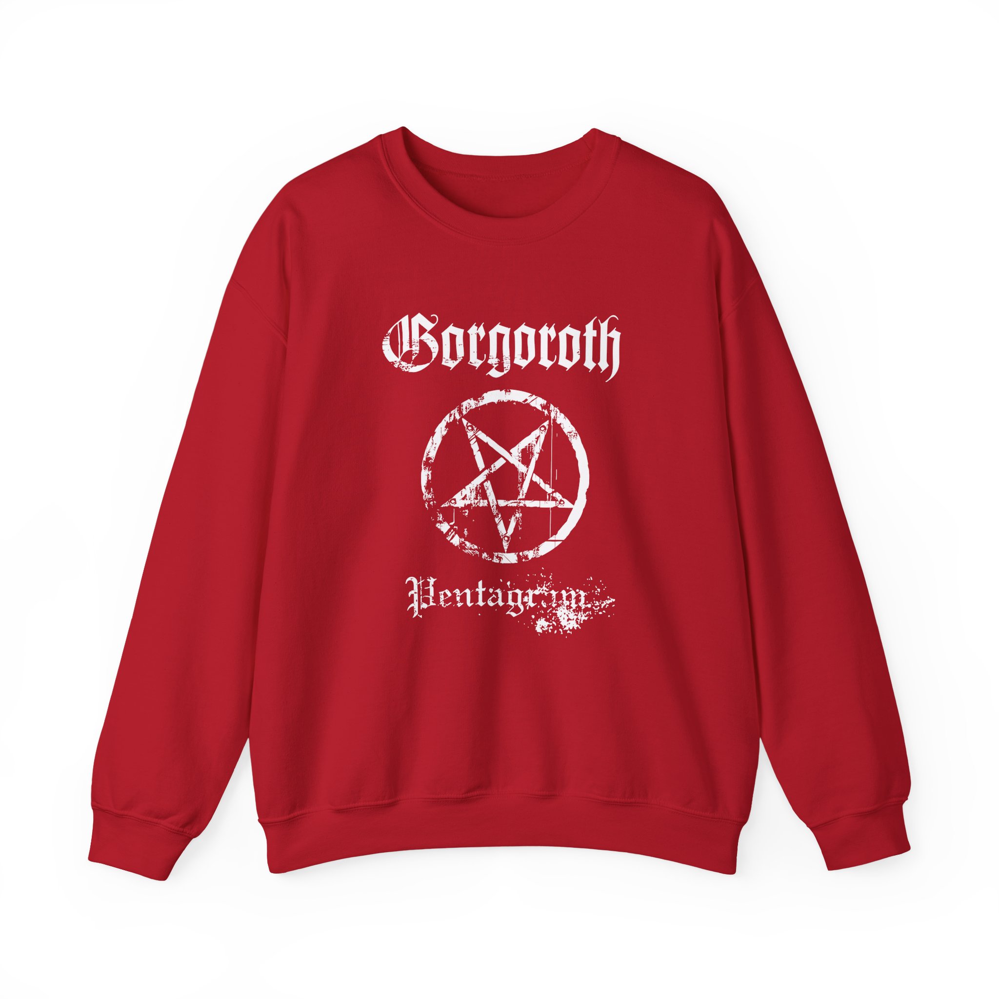 Gorgoroth Pentagram Unisex Heavy Blendâ„¢ Crewneck Sweatshirt