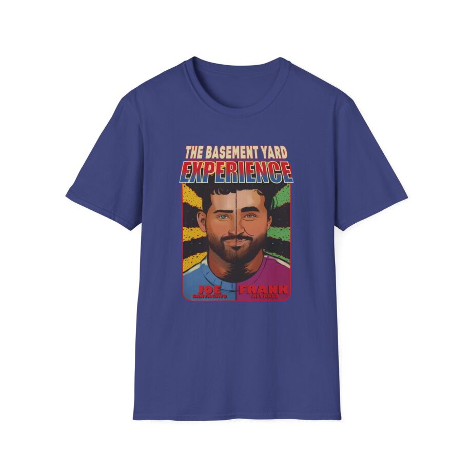 Split Face Basement Yard Experience Unisex Softstyle T-Shirt