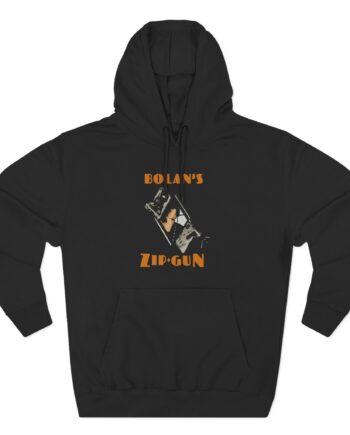 T Rex Zip Gun Three-Panel Fleece Hoodie
