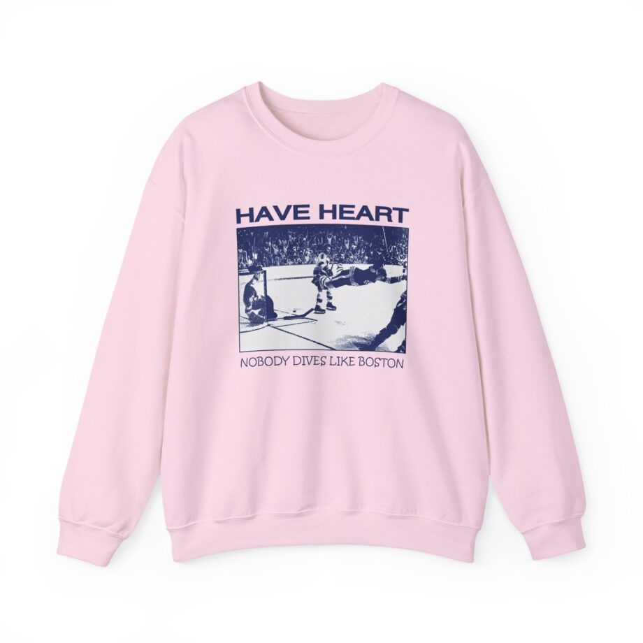 Have Heart Nobody Dives Like Boston Unisex Heavy Blend™ Crewneck Sweatshirt