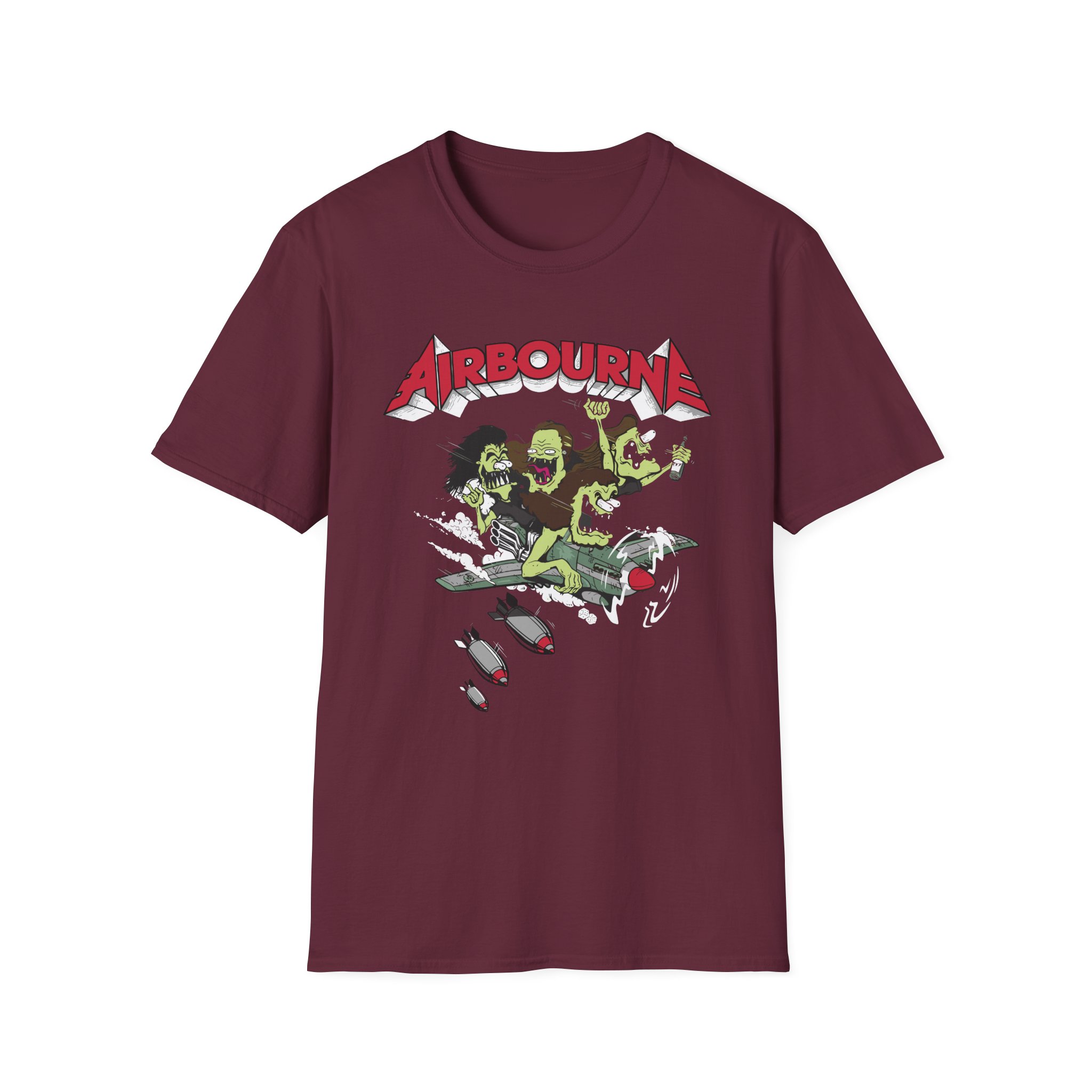 Airbourne - Nitro Herren Unisex Softstyle T-Shirt
