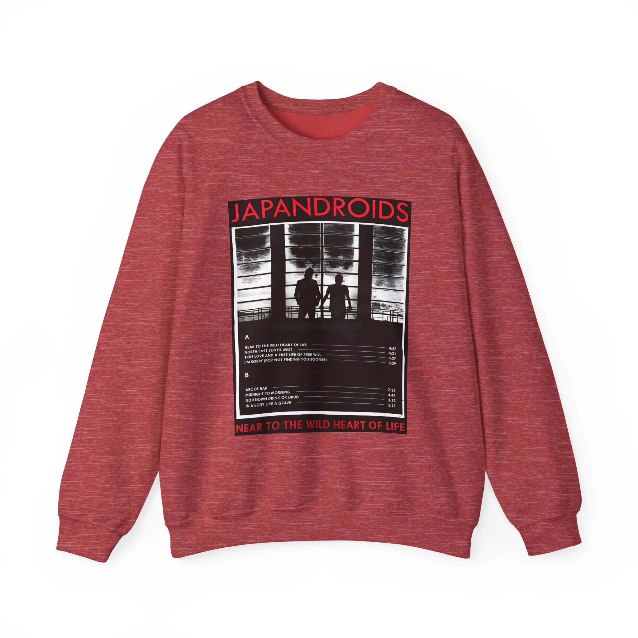 Japandroids Near to the Wild Heart of Life Unisex Heavy Blendâ„¢ Crewneck Sweatshirt