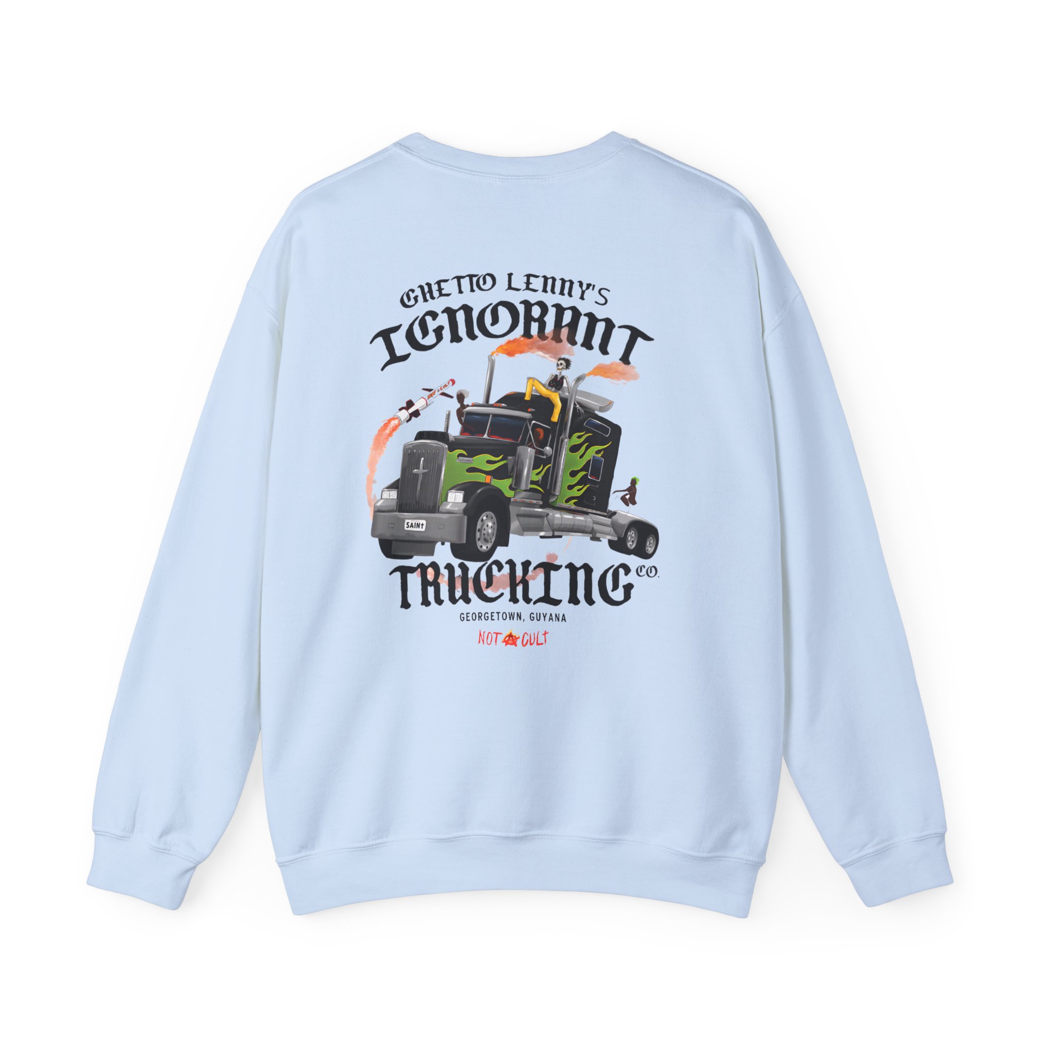 Saint Jhn Ghetto Lenny's Trucking Co. Unisex Heavy Blendâ„¢ Crewneck Sweatshirt