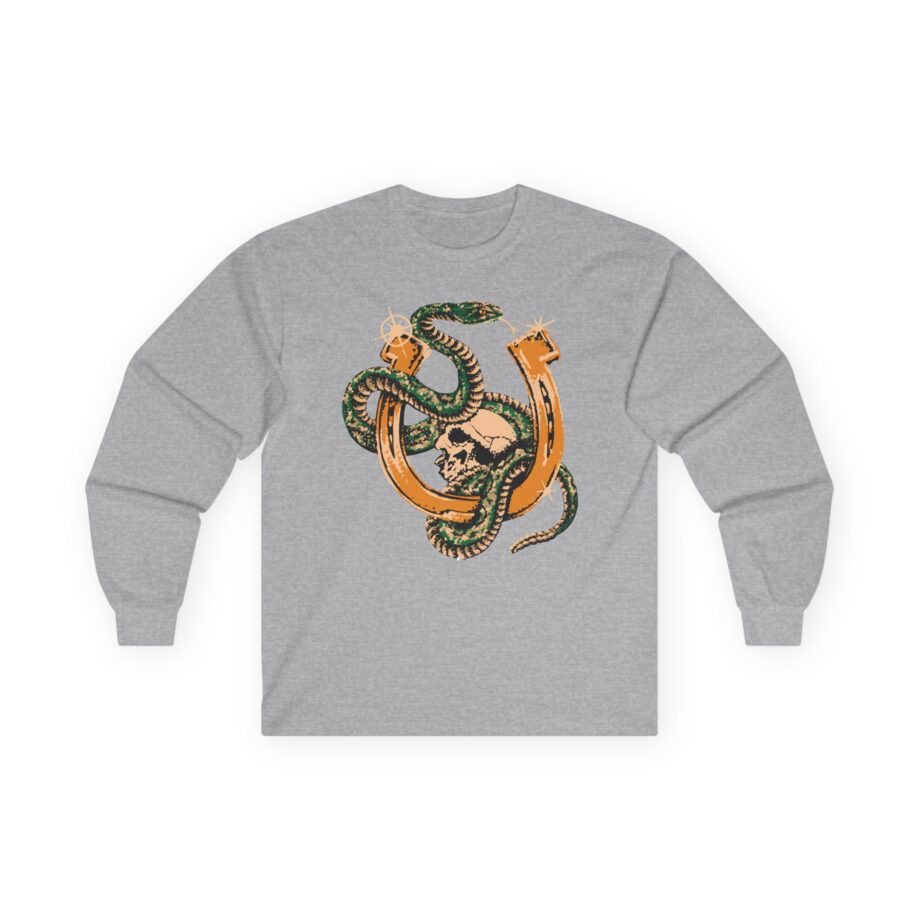 ZZ Top Snake Skull Unisex Ultra Cotton Long Sleeve Tee