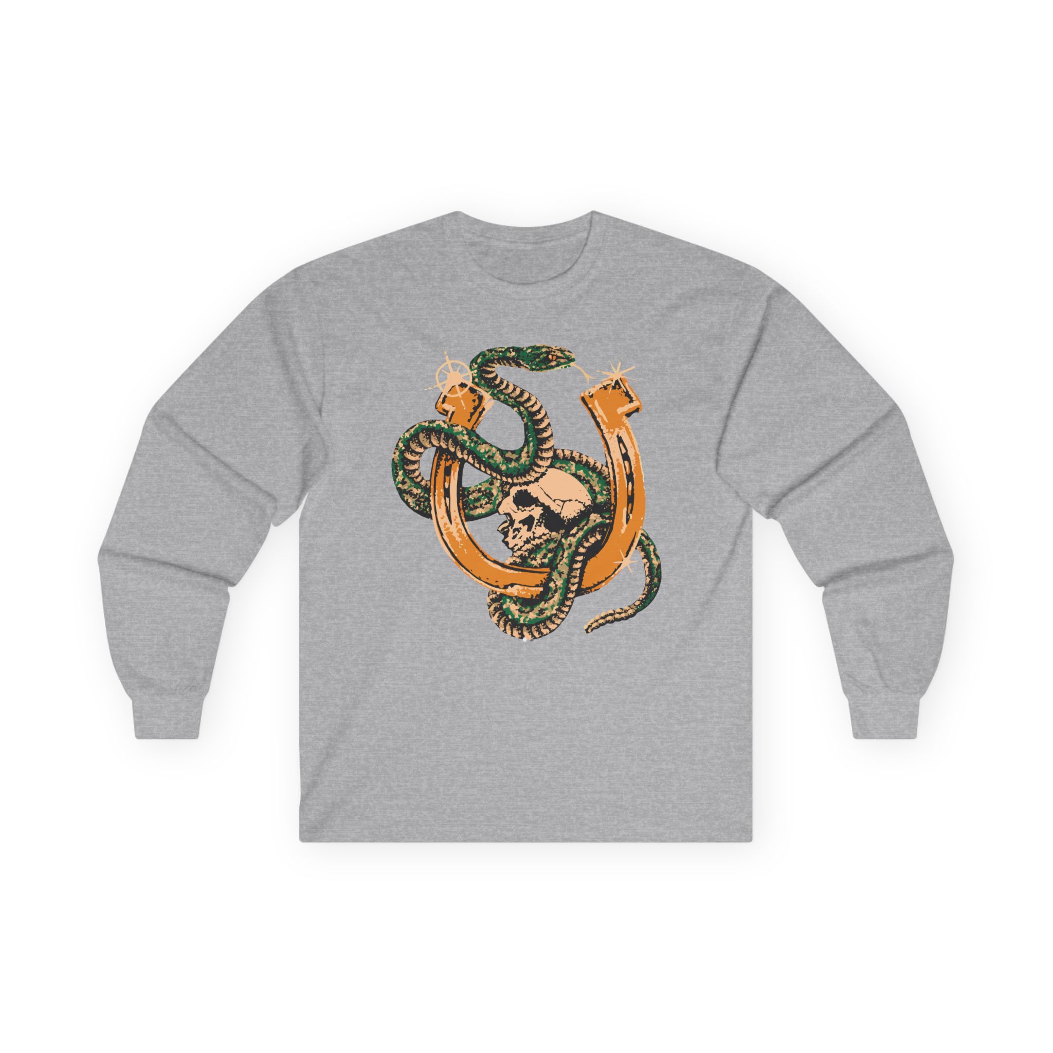 ZZ Top Snake Skull Unisex Ultra Cotton Long Sleeve Tee