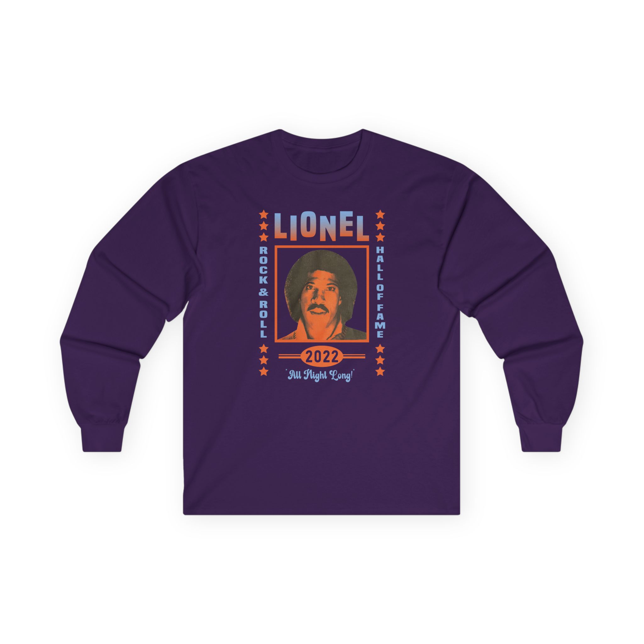 Lionel Richie Rock and Roll Hall of Fame All Night Unisex Ultra Cotton Long Sleeve Tee