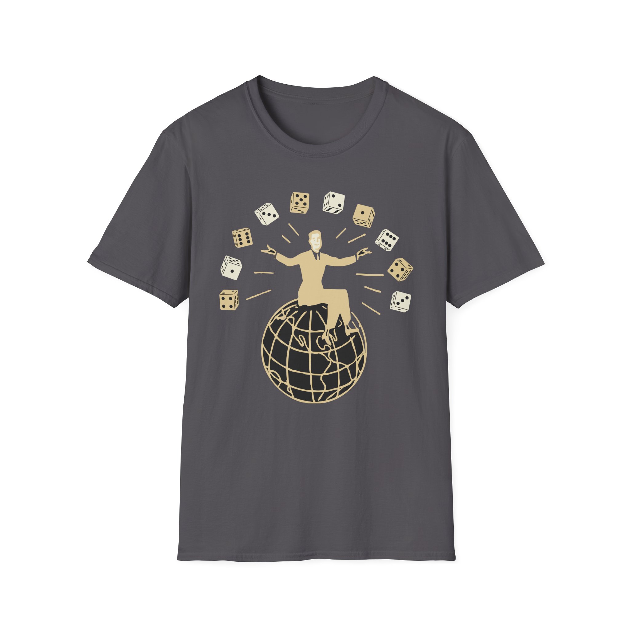 Set Your Goals Dice Unisex Softstyle T-Shirt