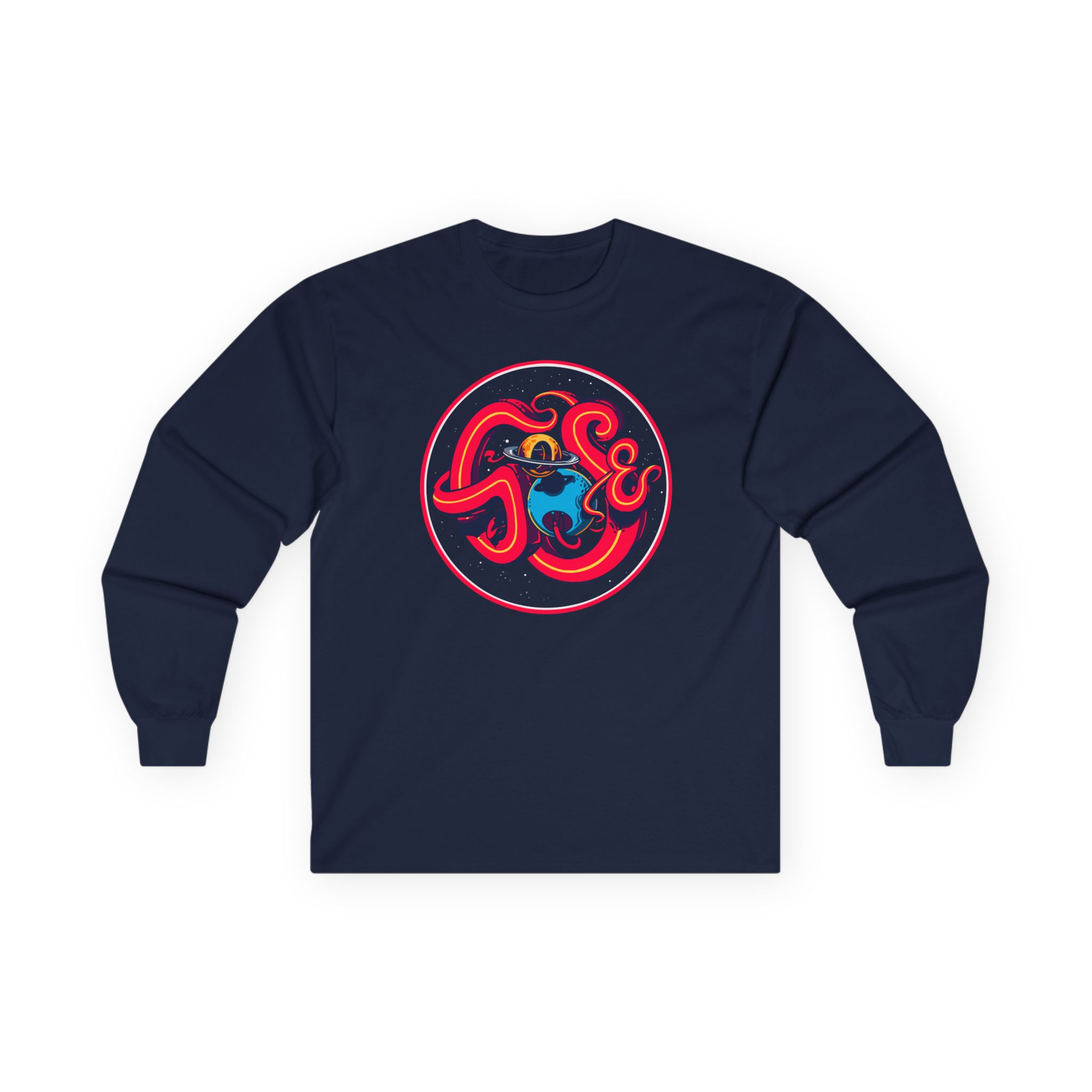 Goose Planetary Unisex Ultra Cotton Long Sleeve Tee