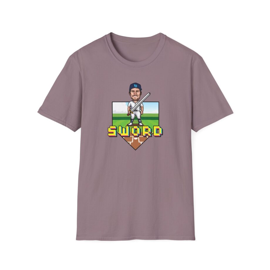 Trevor Bauer Sword Pixel Art Unisex Softstyle T-Shirt