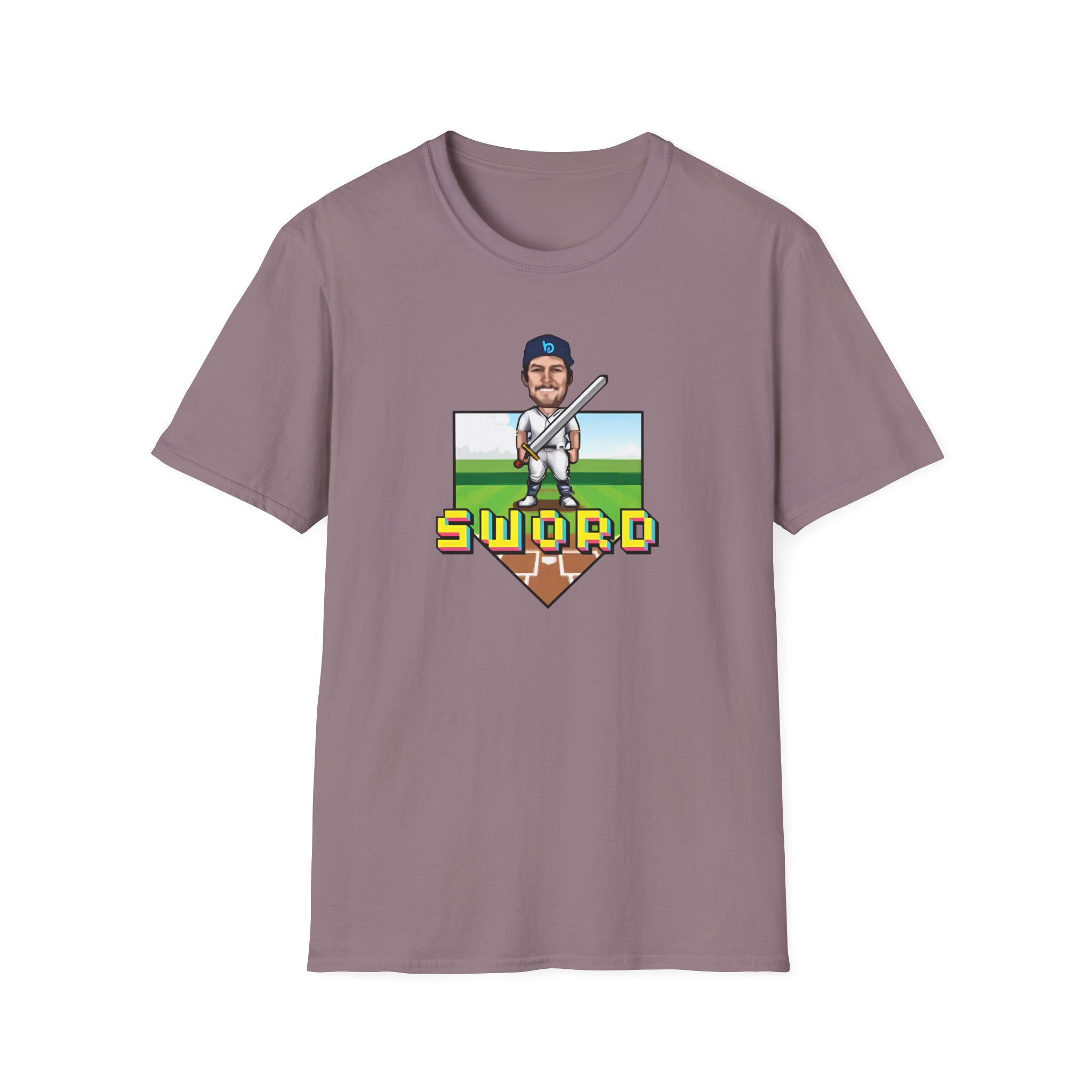 Trevor Bauer Sword Pixel Art Unisex Softstyle T-Shirt