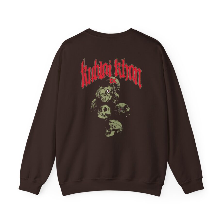 Kublai Khan - Skull Unisex Heavy Blend™ Crewneck Sweatshirt