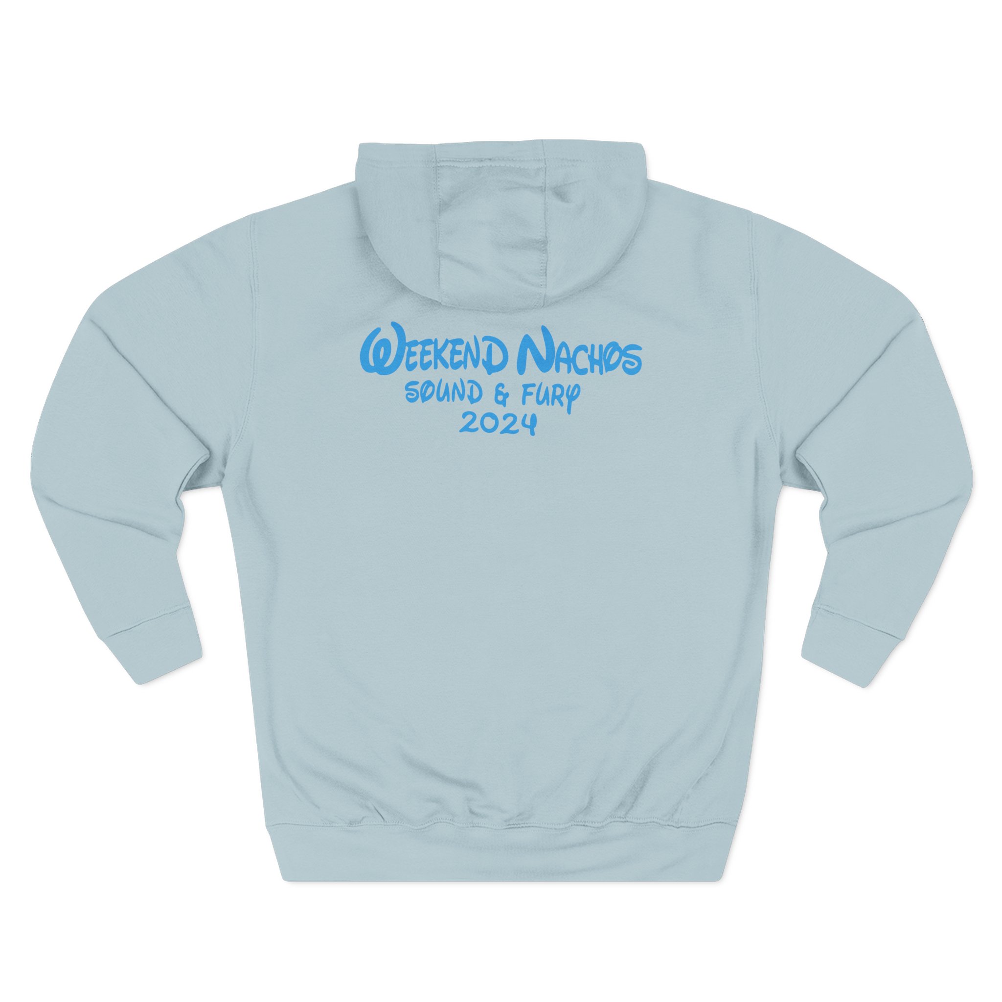 Weekend Nachos Sound and Fury Three-Panel Fleece Hoodie