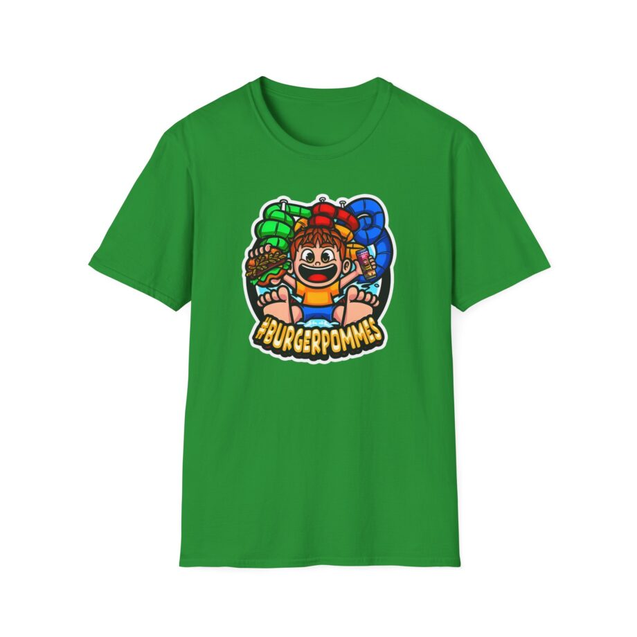 Burger Pommes Unisex Softstyle T-Shirt